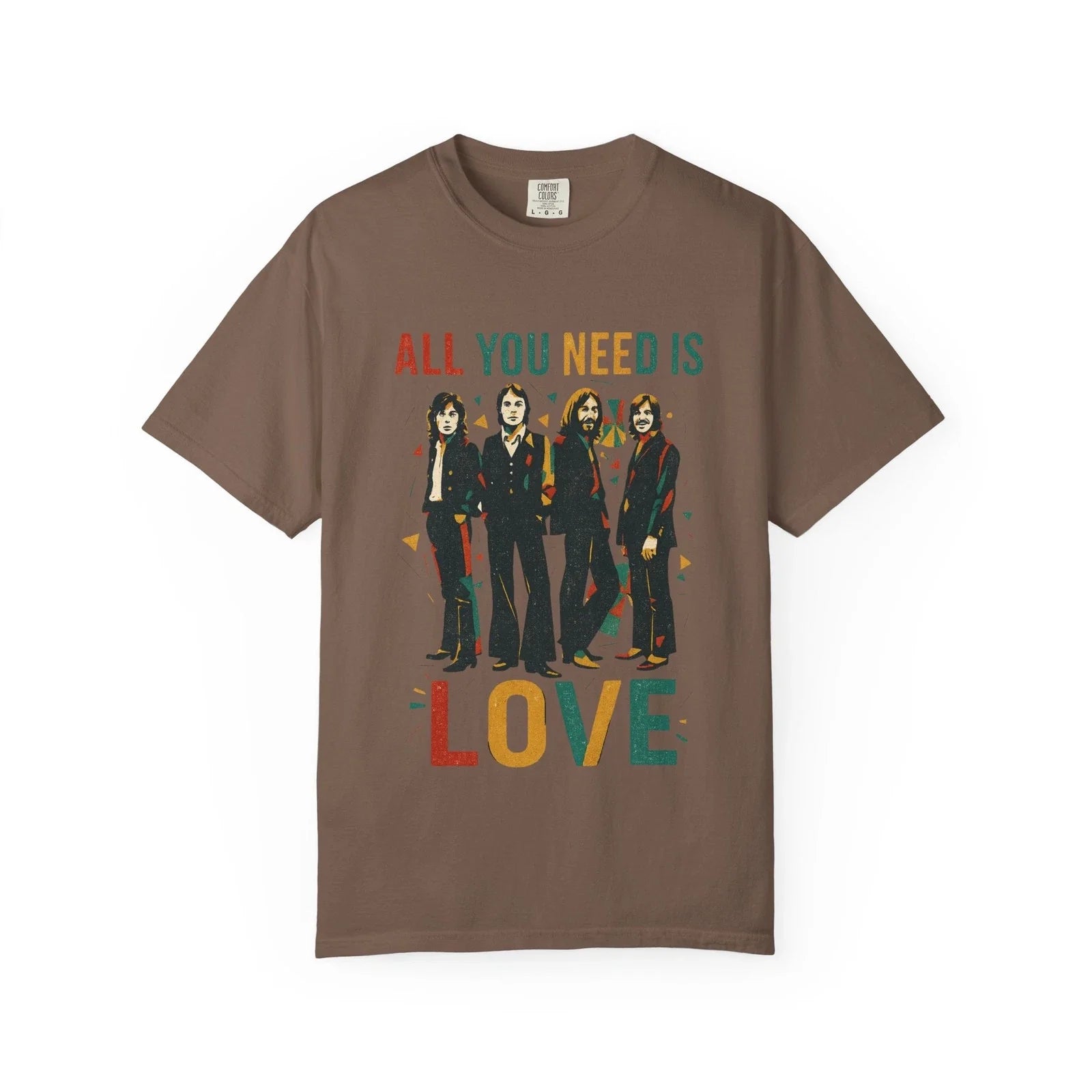 All You Need Is Love T-Shirt | Beatles Inspired Band Tee Unisex T-shirt, Sweatshirt, Hoodie, Long Sleeve Tee - T-Shirt, Sweatshirt, Hoodie