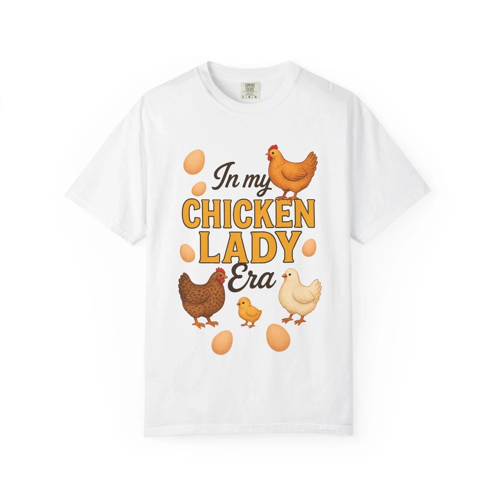 Charming Chicken Lady T-Shirt, Farmhouse Style, Trendy Gift for Chicken [...] Unisex T-shirt, Sweatshirt, Hoodie, Long Sleeve Tee - T-Shirt, Sweatshirt, Hoodie
