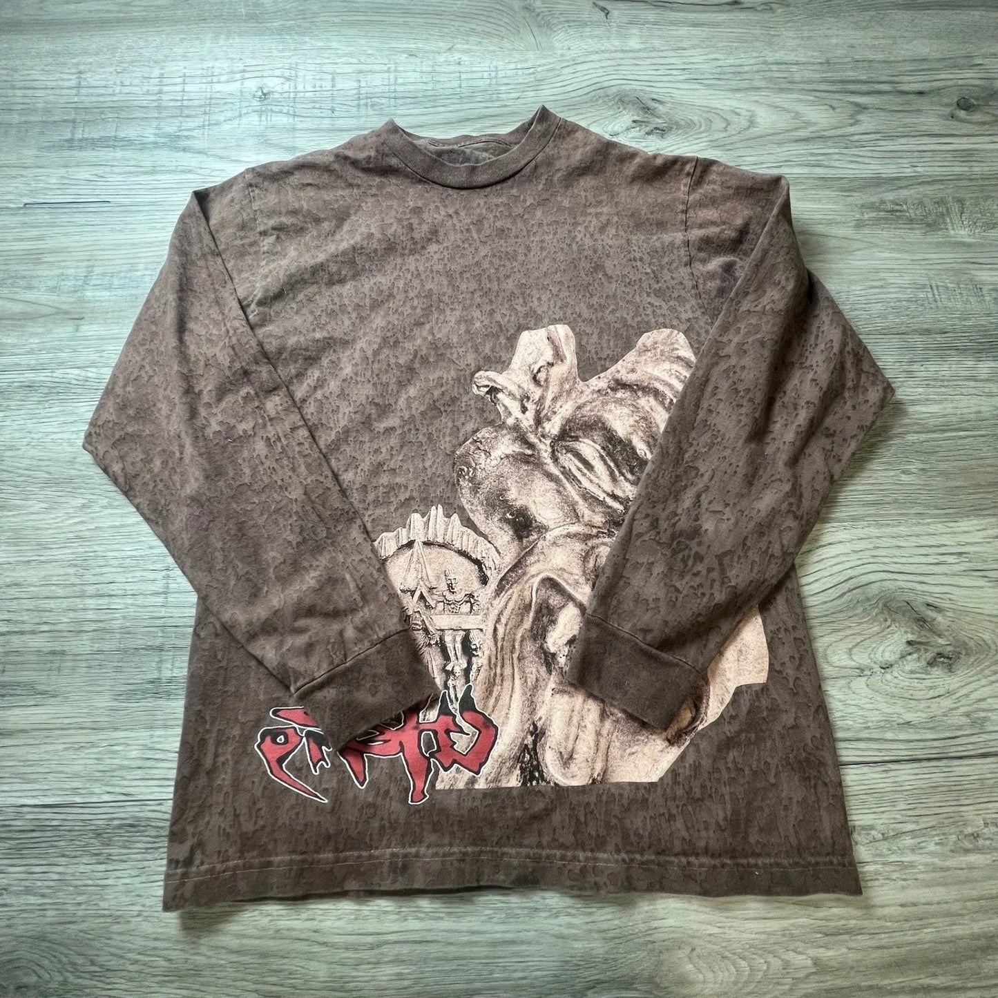 Travis Scott Utopia Tour Long Sleeve Men Size M Brown Circus Maximus Graphic Tee Unisex T-shirt, Sweatshirt, Hoodie, Long Sleeve Tee - T-Shirt, Sweatshirt, Hoodie
