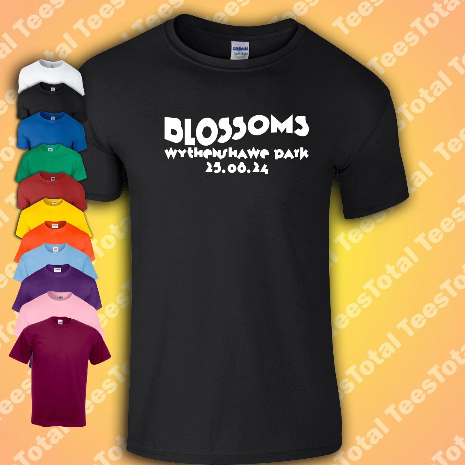 Blossoms Wythenshawe Park 2024 T-Shirt | Stockport Unisex T-shirt, Sweatshirt, Hoodie, Long Sleeve Tee - T-Shirt, Sweatshirt, Hoodie