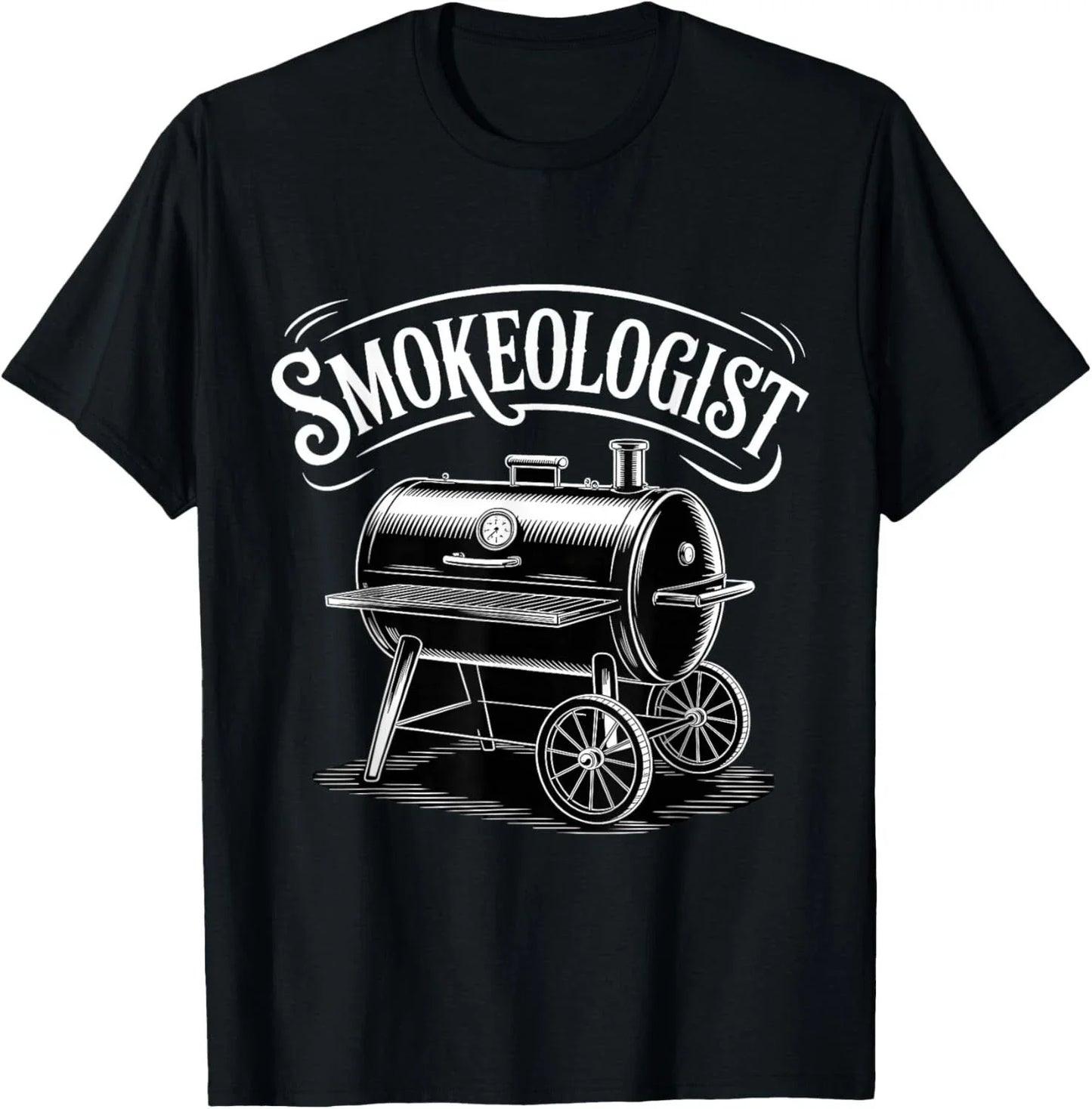 Smokeologist Funny Pitmaster BBQ Smoker Grilling Gift Unisex T-Shirt Unisex T-shirt, Sweatshirt, Hoodie, Long Sleeve Tee - T-Shirt, Sweatshirt, Hoodie