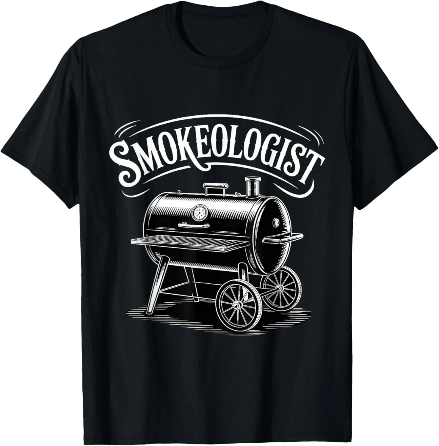 Smokeologist Funny Pitmaster BBQ Smoker Grilling Gift Unisex T-Shirt Unisex T-shirt, Sweatshirt, Hoodie, Long Sleeve Tee - T-Shirt, Sweatshirt, Hoodie