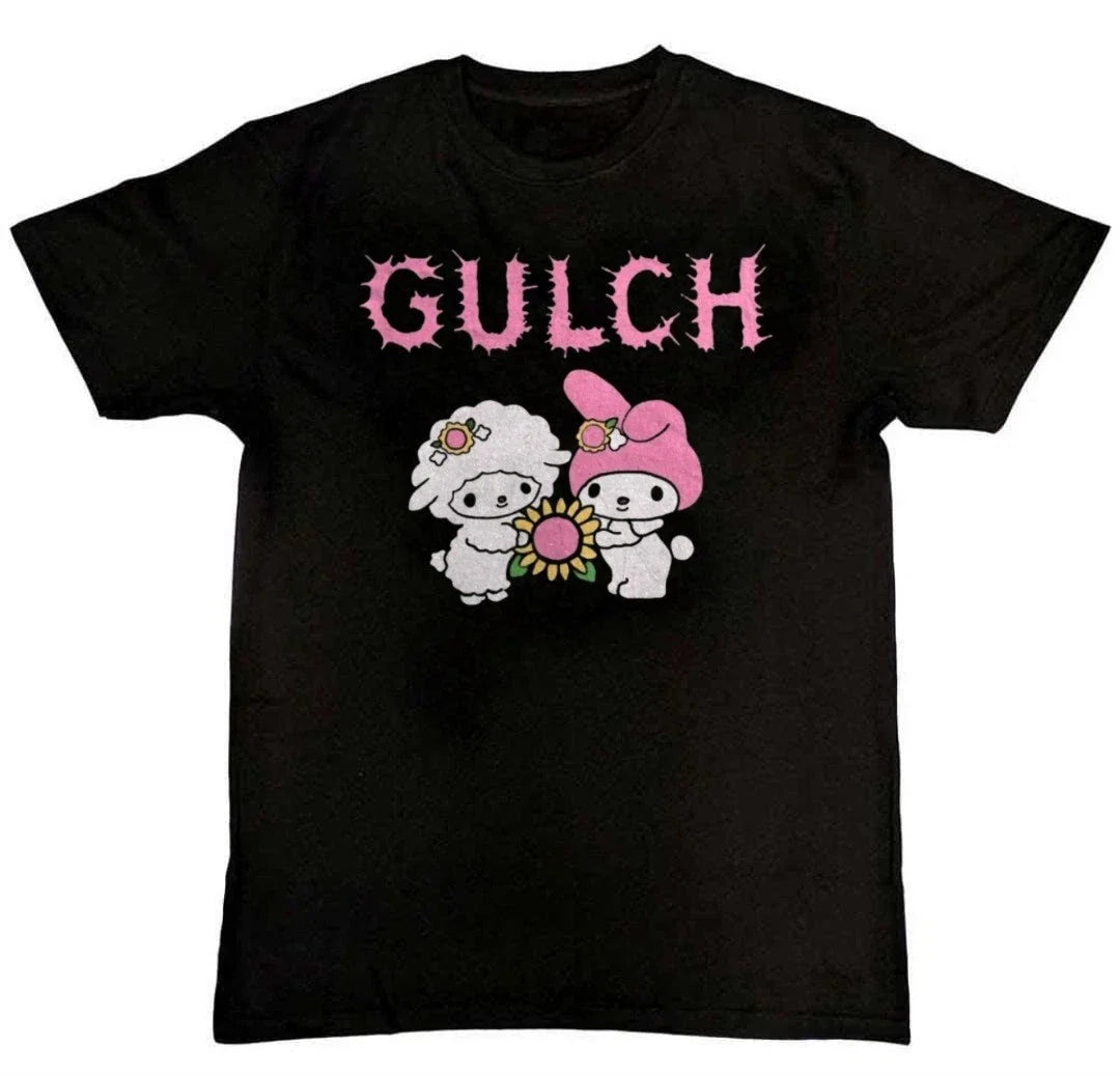 Gulch Band Cute Bunny Graphic Print Unisex Mens T-Shirt S M L XL 2 3 4 XL Unisex T-shirt, Sweatshirt, Hoodie, Long Sleeve Tee - T-Shirt, Sweatshirt, Hoodie