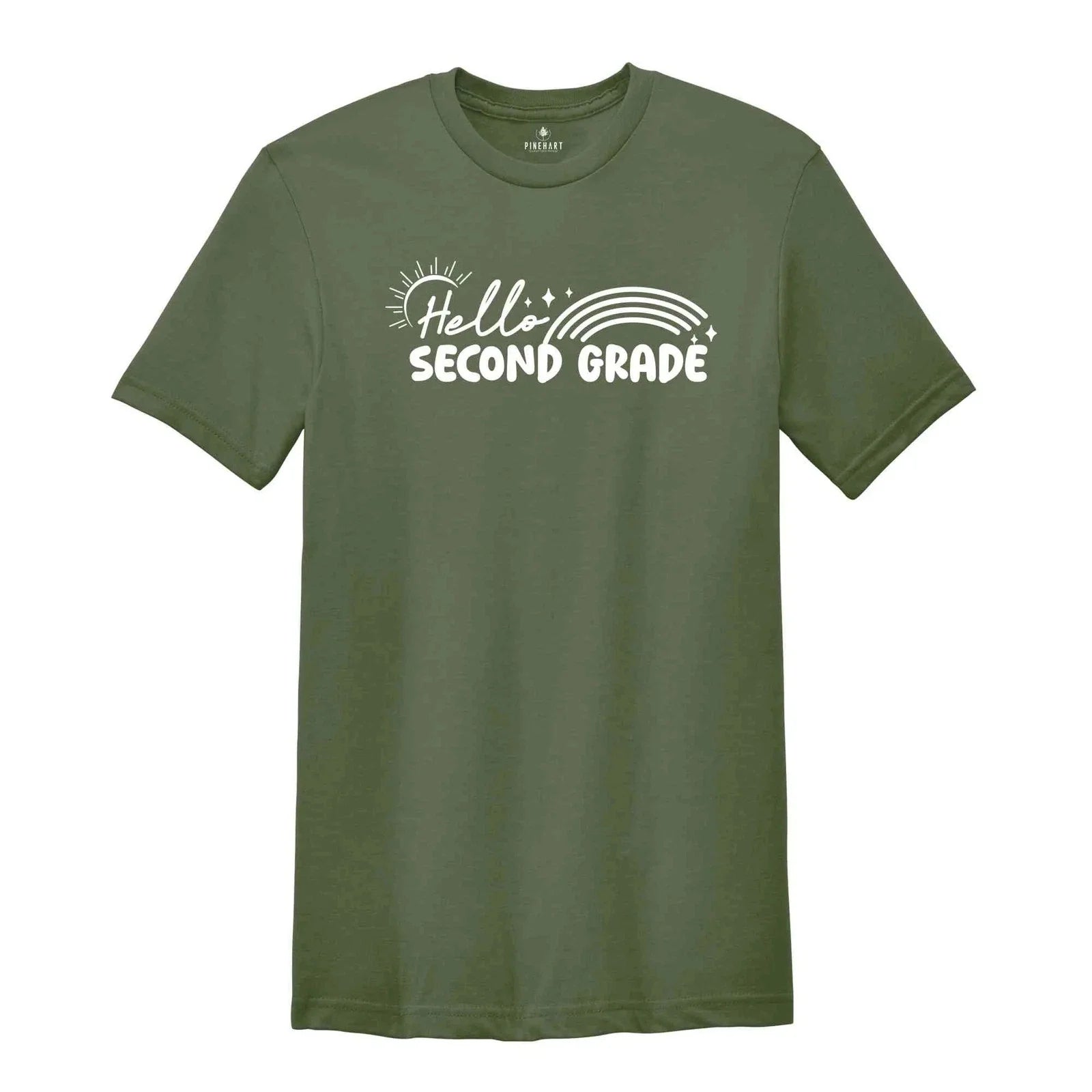 Hello Second Grade Shirt, Back To School Shirt, Cute Back To School Shirt, Tie D Unisex T-shirt, Sweatshirt, Hoodie, Long Sleeve Tee - T-Shirt, Sweatshirt, Hoodie