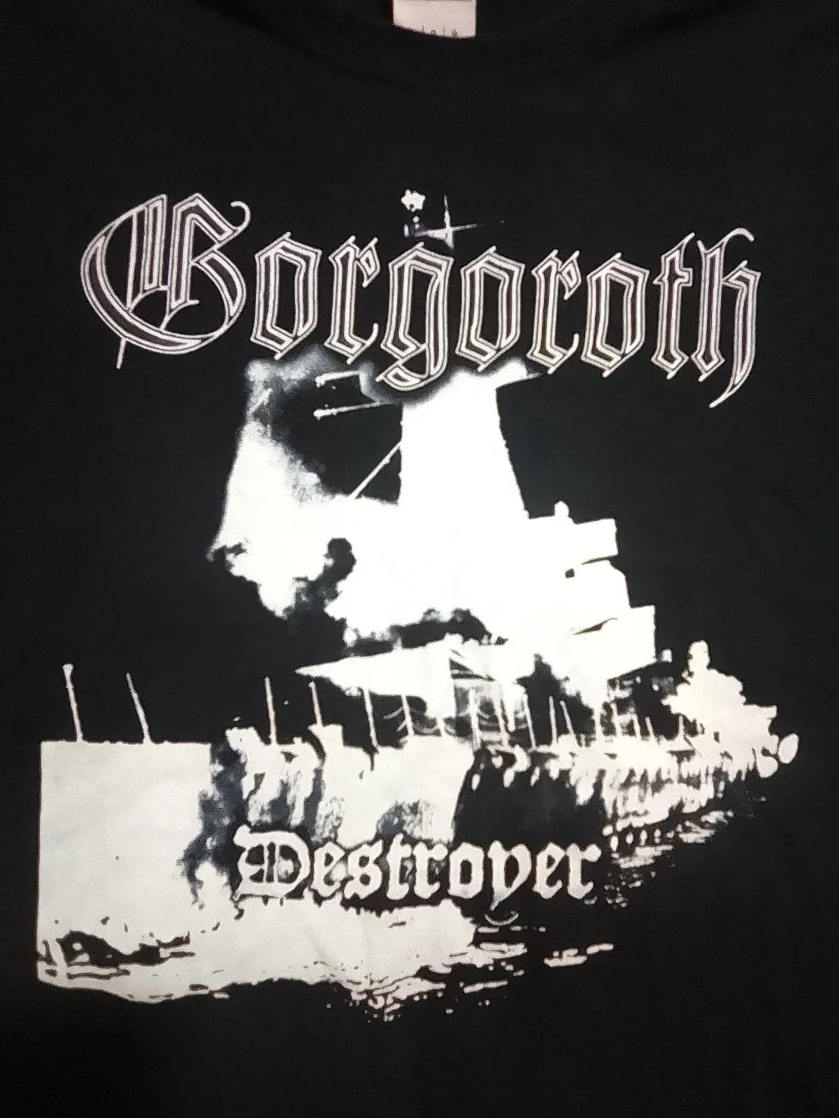 Gorgoroth, Destroyer, rare, Y2K, size L, t-shirt Unisex T-shirt, Sweatshirt, Hoodie, Long Sleeve Tee - T-Shirt, Sweatshirt, Hoodie