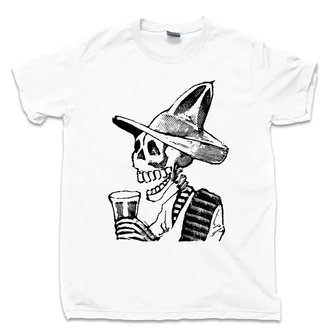 Jose Guadalupe Posada T Shirt Artist Mariachi Day Of Dead Mexican Revolution Tee Unisex T-shirt, Sweatshirt, Hoodie, Long Sleeve Tee - T-Shirt, Sweatshirt, Hoodie