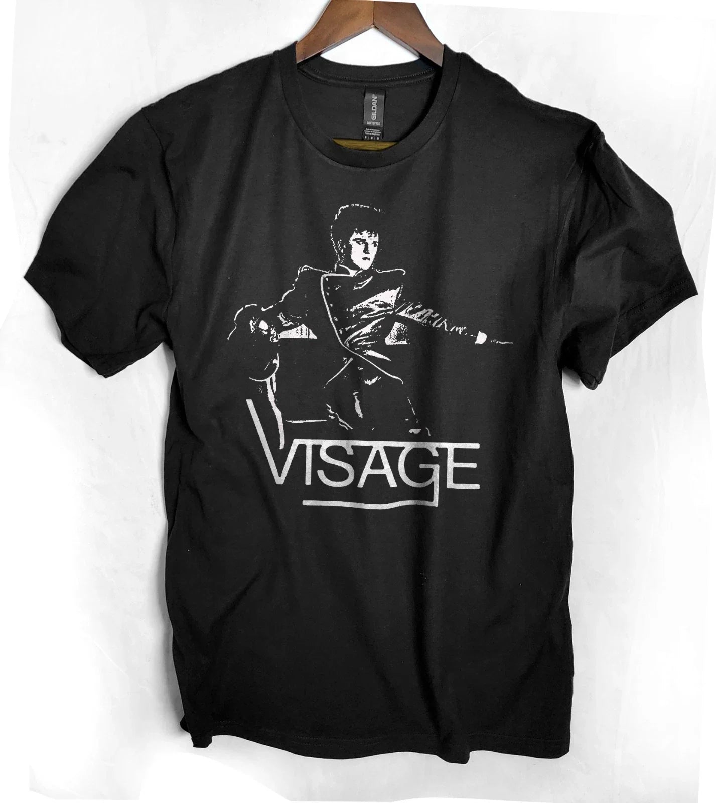 Visage  band t shirt Unisex T-shirt, Sweatshirt, Hoodie, Long Sleeve Tee - T-Shirt, Sweatshirt, Hoodie