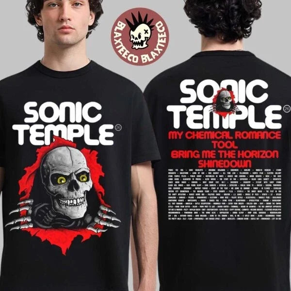Sonic Temple 2026 Festival Merch In Columbus Ohio At Art Music Festival On May Unisex T-shirt, Sweatshirt, Hoodie, Long Sleeve Tee - T-Shirt, Sweatshirt, Hoodie