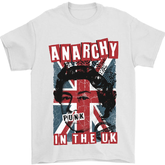 Anarchy in the UK Punk Music Rock Mens T-Shirt 100% Cotton Unisex T-shirt, Sweatshirt, Hoodie, Long Sleeve Tee - T-Shirt, Sweatshirt, Hoodie