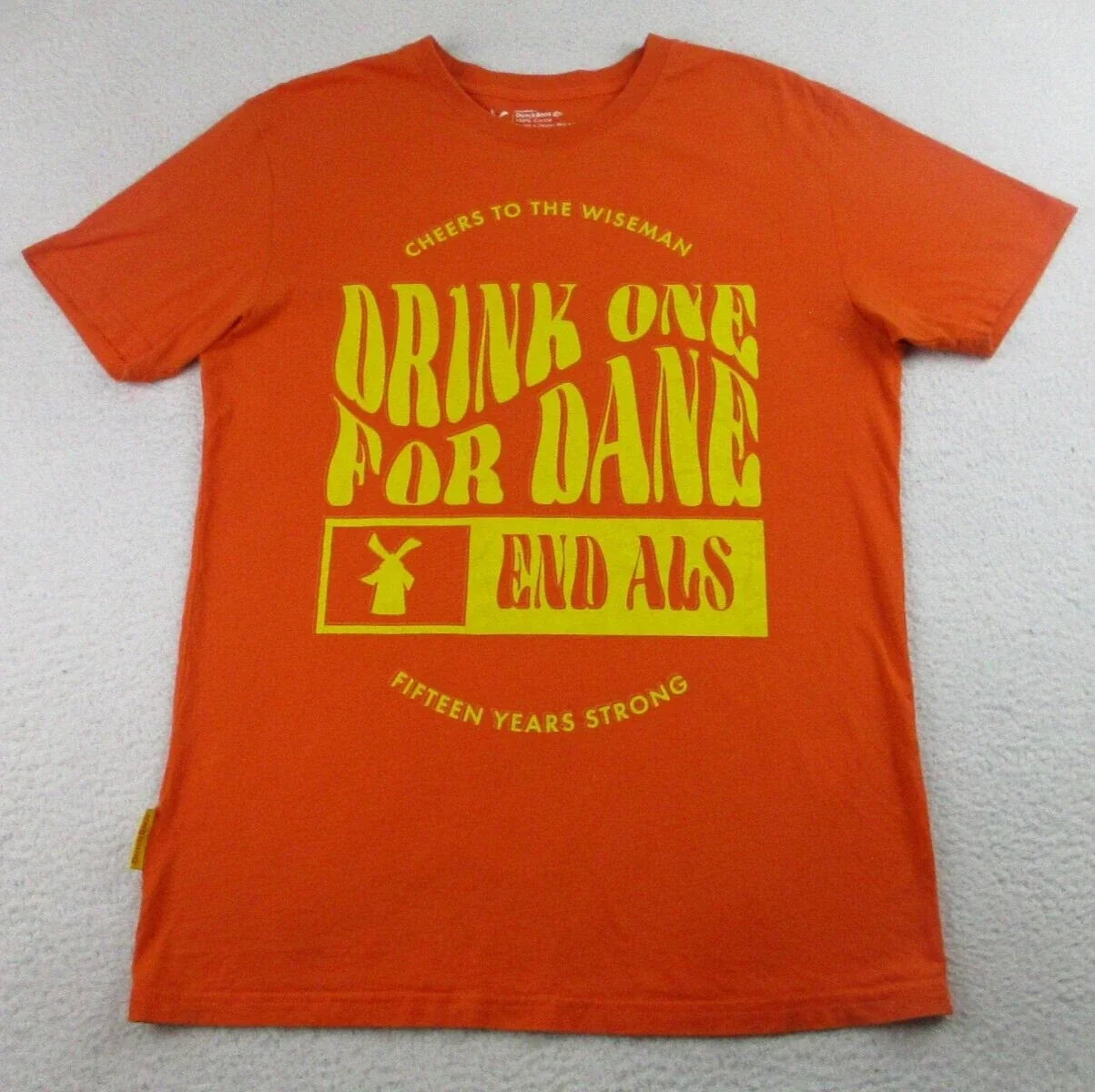 Dutch Bros Coffee T Shirt Mens L Orange Tee Drink One for Dane Graphic Tee SS Unisex T-shirt, Sweatshirt, Hoodie, Long Sleeve Tee - T-Shirt, Sweatshirt, Hoodie