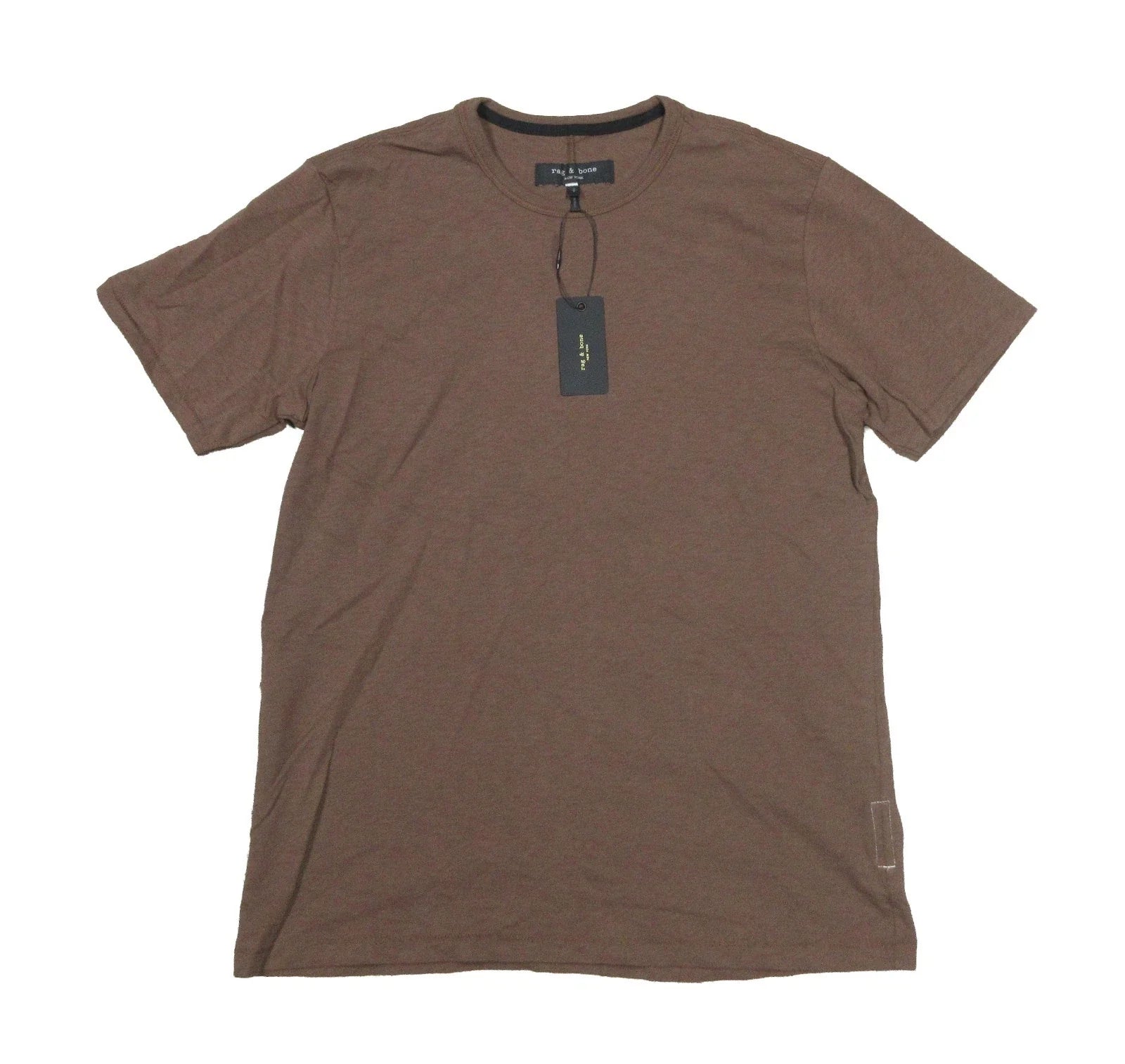 rag & bone Espresso Classic Lightweight Slub Cotton Short Sleeve Shirt (L) Unisex T-shirt, Sweatshirt, Hoodie, Long Sleeve Tee - T-Shirt, Sweatshirt, Hoodie