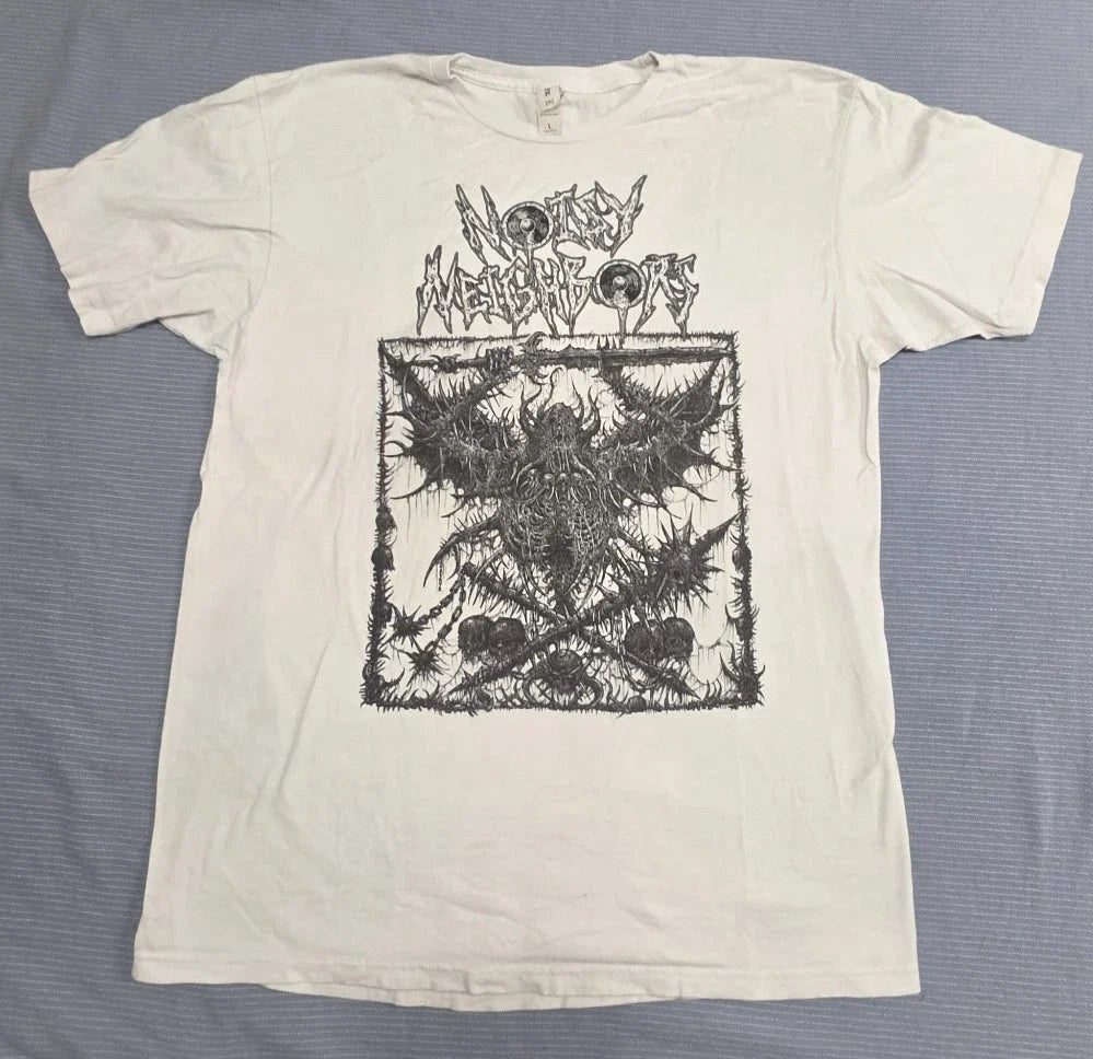Noisy Neighbors Shirt Large TX Grindcore Death Metal Tee Tultex Unisex T-shirt, Sweatshirt, Hoodie, Long Sleeve Tee - T-Shirt, Sweatshirt, Hoodie