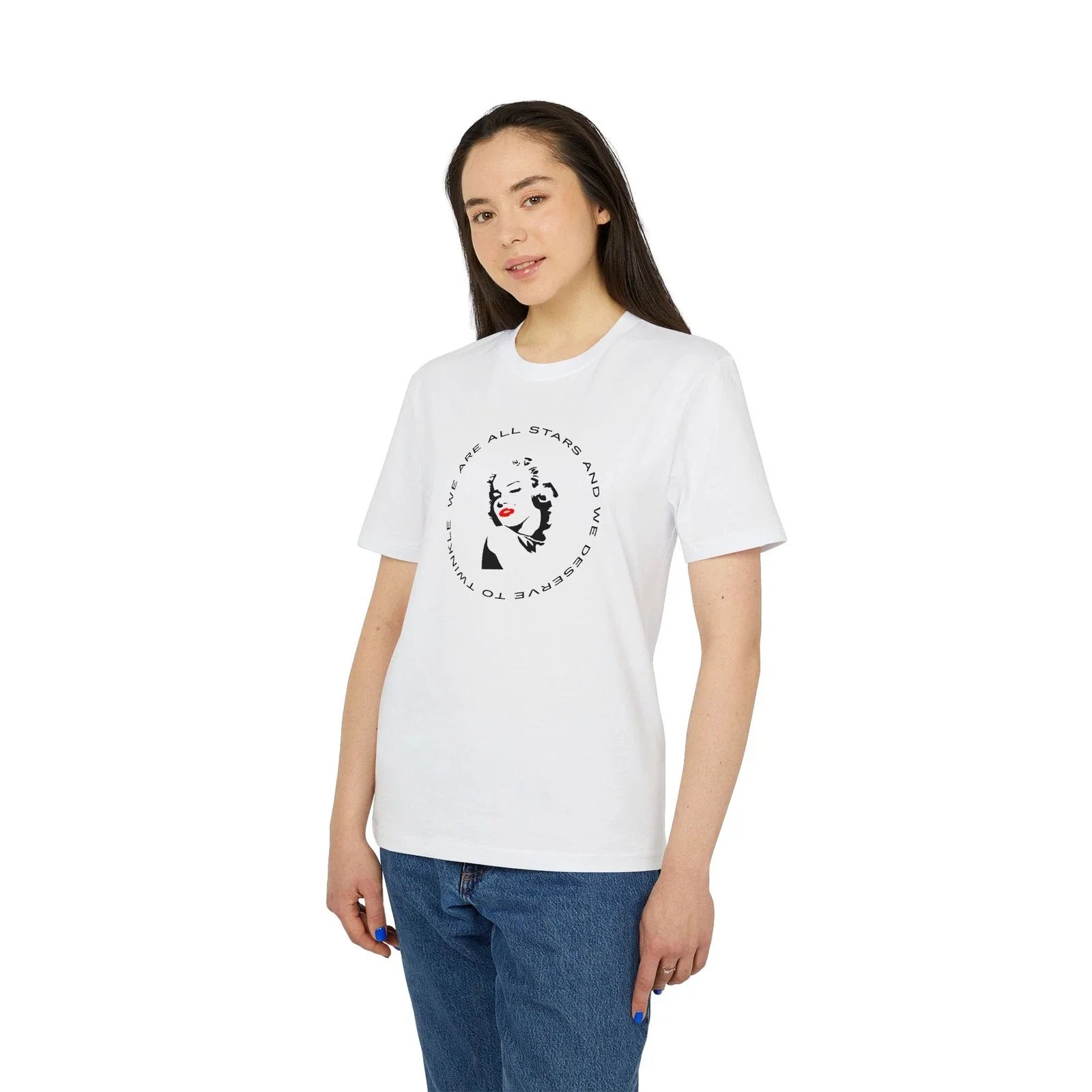 Marilyn Pop Art Organic T-shirt, 3 colors, XS-S-M-L-XL-2XL Unisex T-shirt, Sweatshirt, Hoodie, Long Sleeve Tee - T-Shirt, Sweatshirt, Hoodie