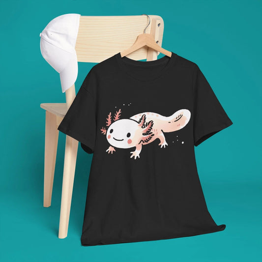 axolotl t-shirt kawaii funny cute unisex short sleeve Unisex T-shirt, Sweatshirt, Hoodie, Long Sleeve Tee - T-Shirt, Sweatshirt, Hoodie