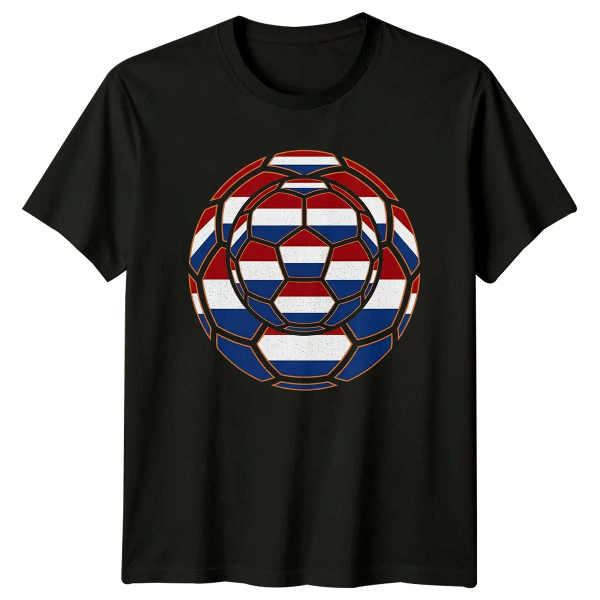 Netherlands Soccer Ball Flag Graphic T-Shirt Dutch Football Birthday Unisex T-shirt, Sweatshirt, Hoodie, Long Sleeve Tee - T-Shirt, Sweatshirt, Hoodie