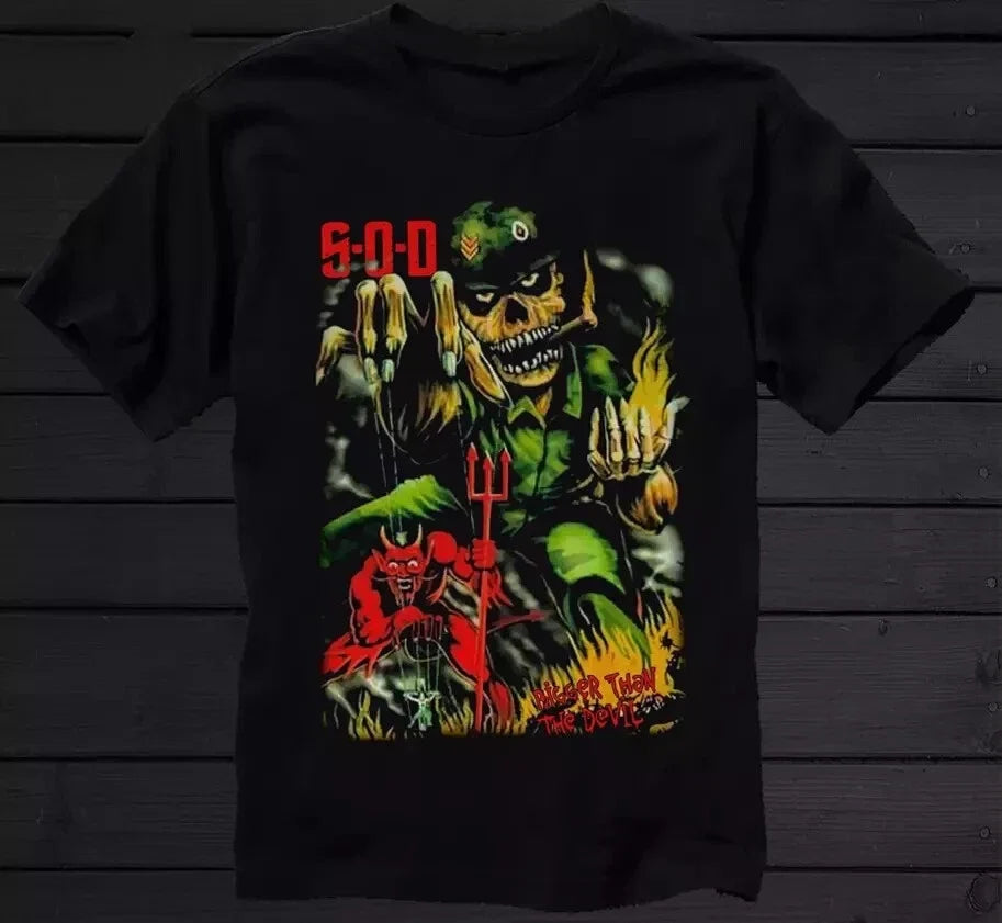 Stormtroopers of Death SOD bigger than the devil T-shirt Black S-5Xl Unisex T-shirt, Sweatshirt, Hoodie, Long Sleeve Tee - T-Shirt, Sweatshirt, Hoodie