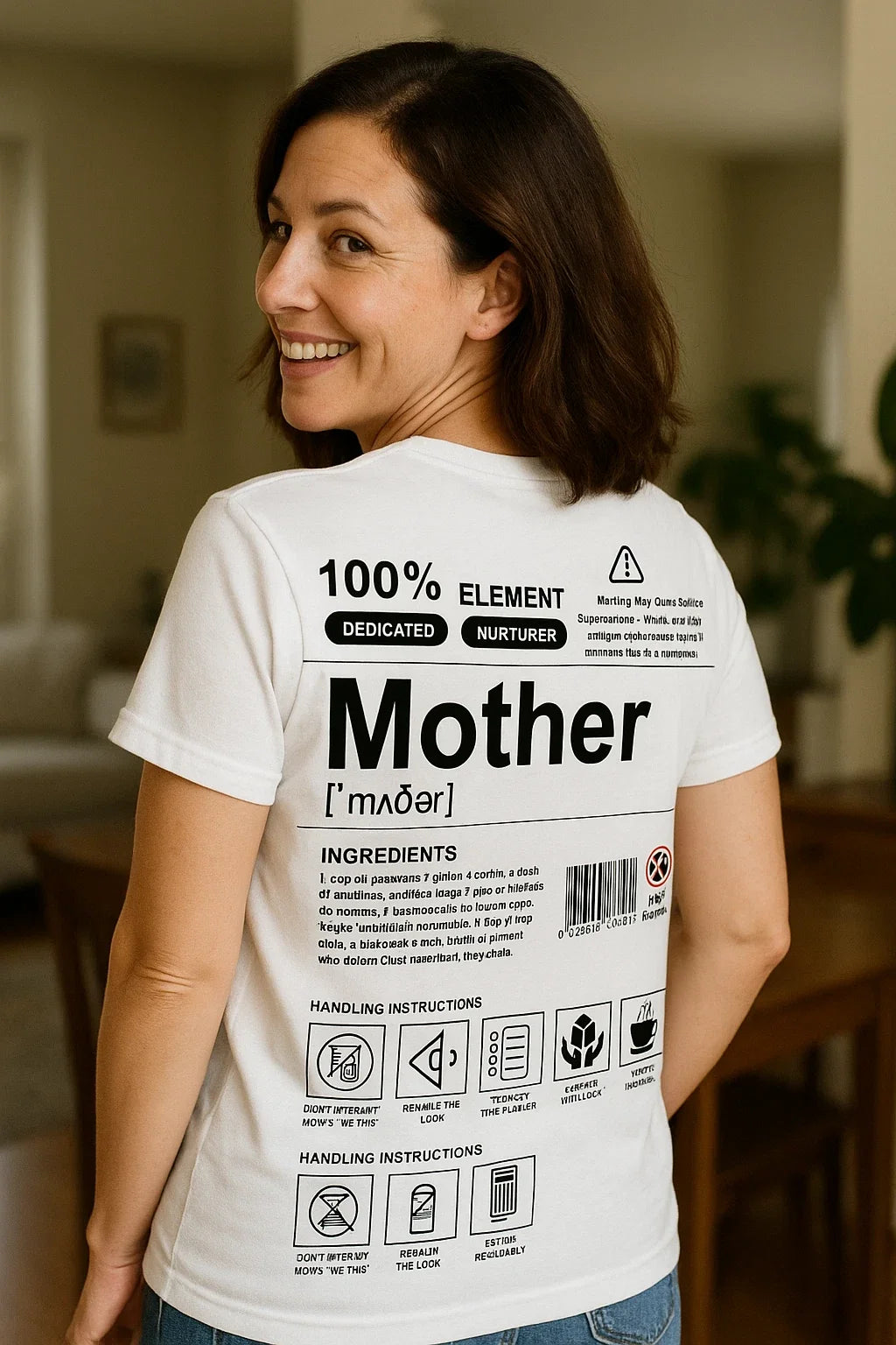 Mother Definition T-Shirt  Funny Gift for Mom, Premium Cotton Minimalist Tee Unisex T-shirt, Sweatshirt, Hoodie, Long Sleeve Tee - T-Shirt, Sweatshirt, Hoodie
