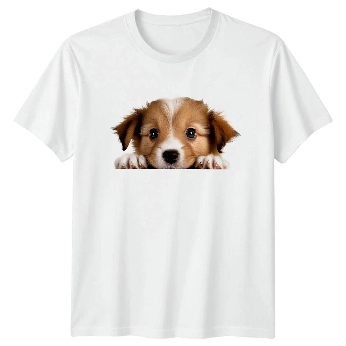 Cute Peeking Puppy T-Shirt Puppy Dogs Animals 2026 Birthday Gift For Him And Her Unisex T-shirt, Sweatshirt, Hoodie, Long Sleeve Tee - T-Shirt, Sweatshirt, Hoodie