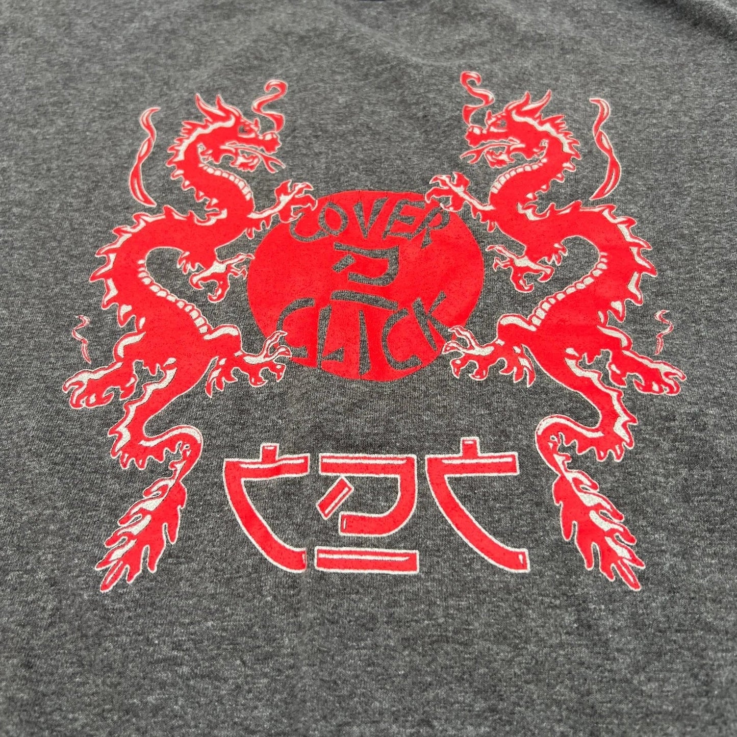 Vtg Hanes 50/50 Dragon Graphic Promo Tee Gray XL Streetwear Y2K Skater Fast Ship Unisex T-shirt, Sweatshirt, Hoodie, Long Sleeve Tee - T-Shirt, Sweatshirt, Hoodie