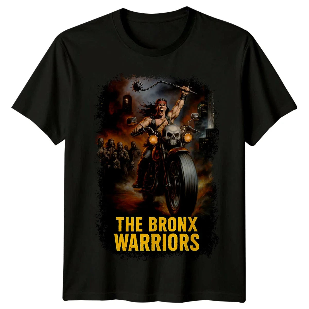 1990- The Bronx Warriors (1982) Movie Poster Inspired T-Shirt Retro 80s Tee Unisex T-shirt, Sweatshirt, Hoodie, Long Sleeve Tee - T-Shirt, Sweatshirt, Hoodie