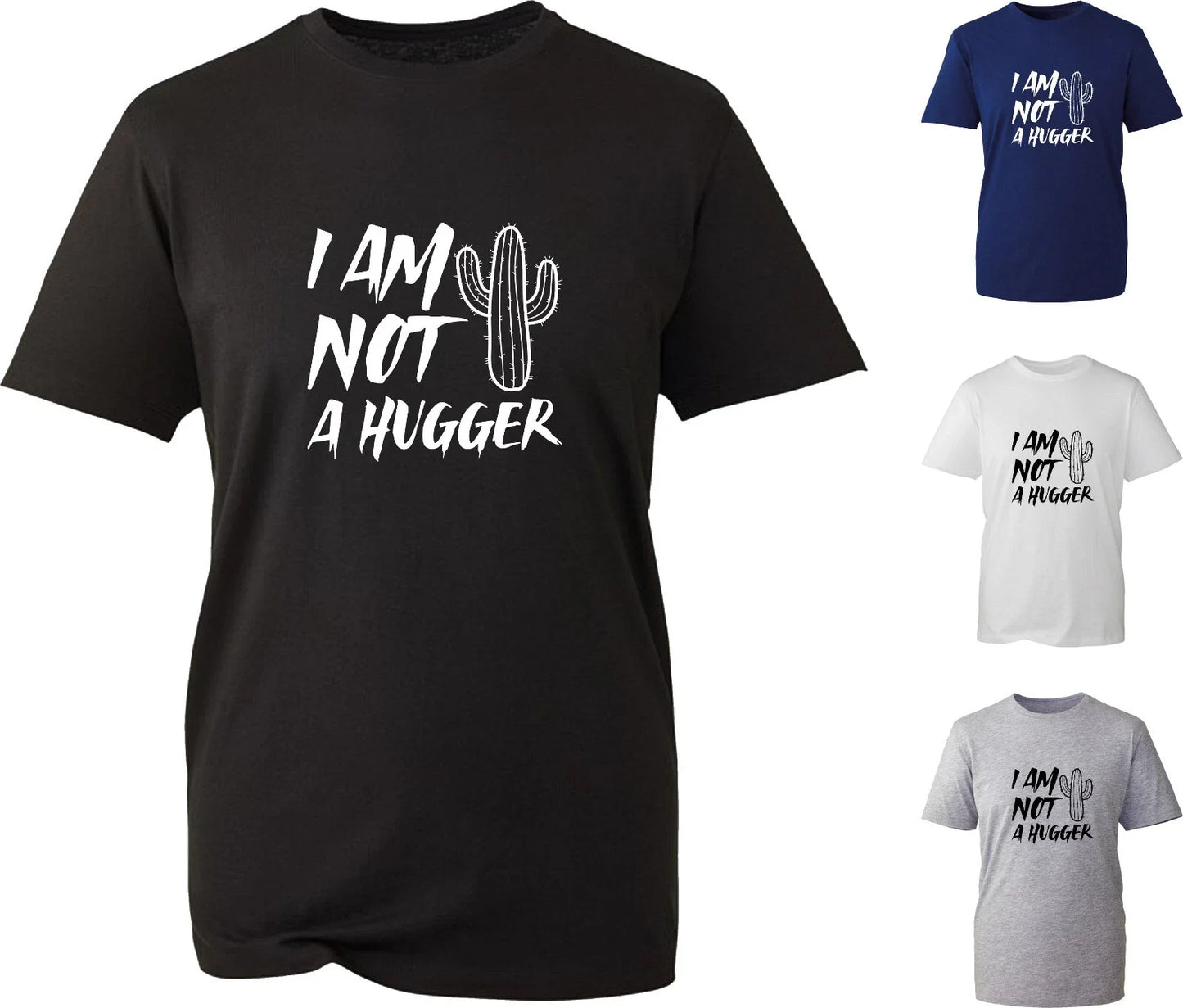 I Am Not A Hugger Cactus T-Shirt Funny Introvert Social Distance Unisex Gift Top Unisex T-shirt, Sweatshirt, Hoodie, Long Sleeve Tee - T-Shirt, Sweatshirt, Hoodie