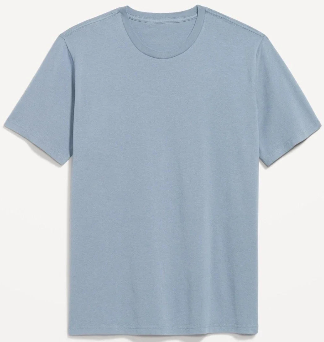 Old Navy Shirt Mens Medium Blue Soft-Washed Crewneck Solid Tee Tagless Cotton M Unisex T-shirt, Sweatshirt, Hoodie, Long Sleeve Tee - T-Shirt, Sweatshirt, Hoodie