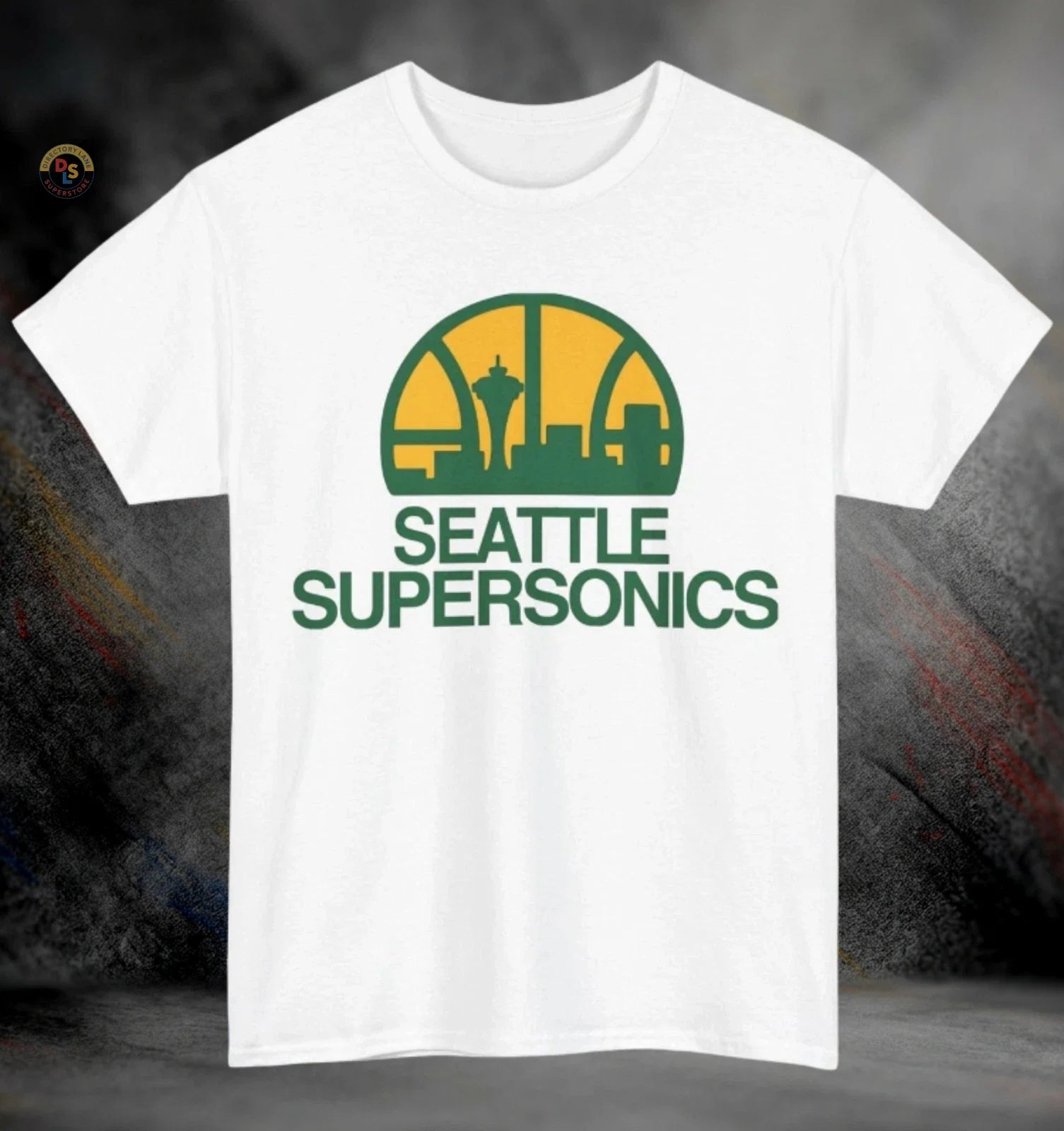 Seattle SuperSonics NBA Defunct Retro Basketball T-Shirt |  Heavy Cotton Tee Unisex T-shirt, Sweatshirt, Hoodie, Long Sleeve Tee - T-Shirt, Sweatshirt, Hoodie