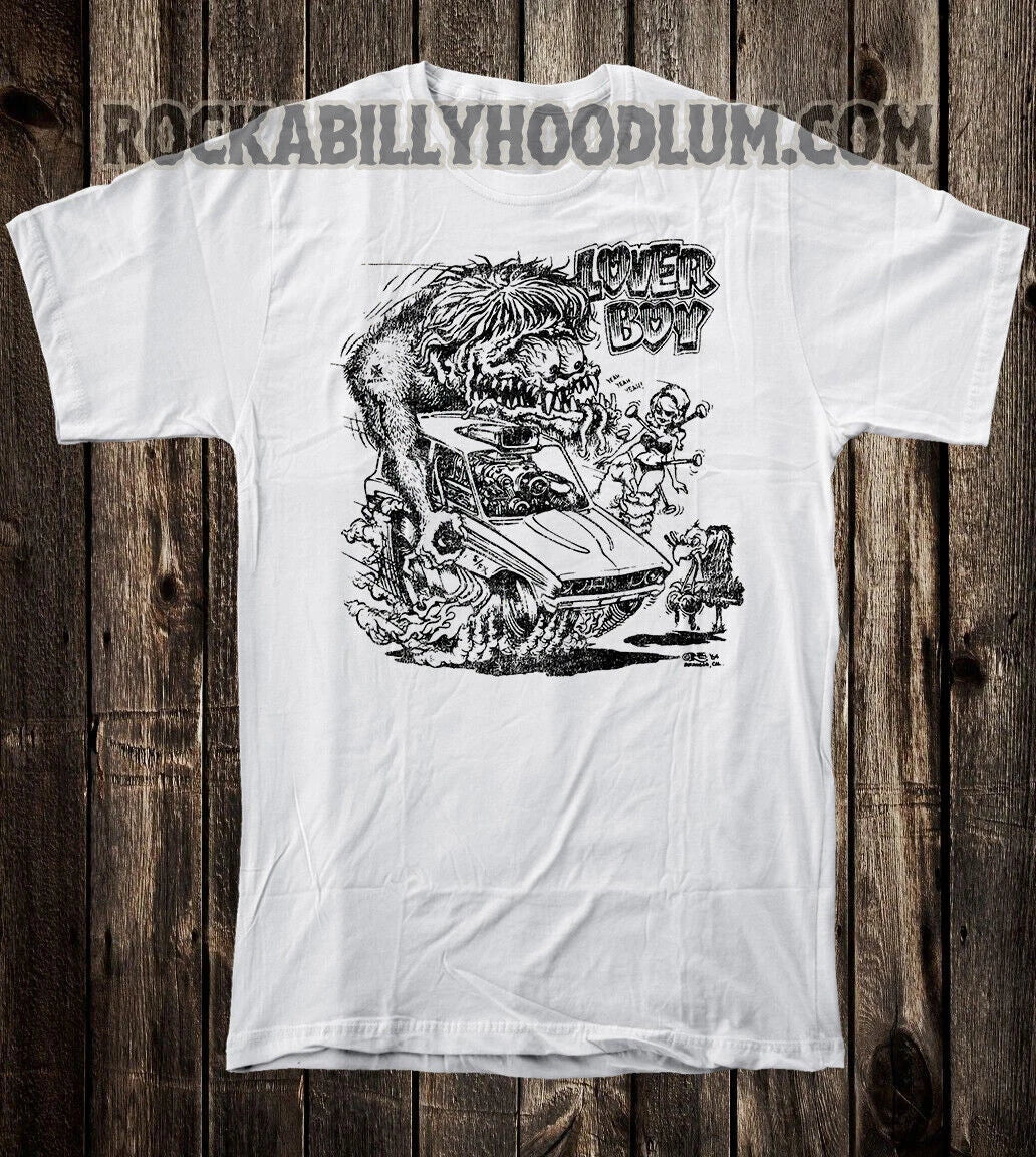 Retro Hot Rod Tee T Shirt Art Ed Big Daddy Roth Monster Gasser Lover Boy Unisex T-shirt, Sweatshirt, Hoodie, Long Sleeve Tee - T-Shirt, Sweatshirt, Hoodie