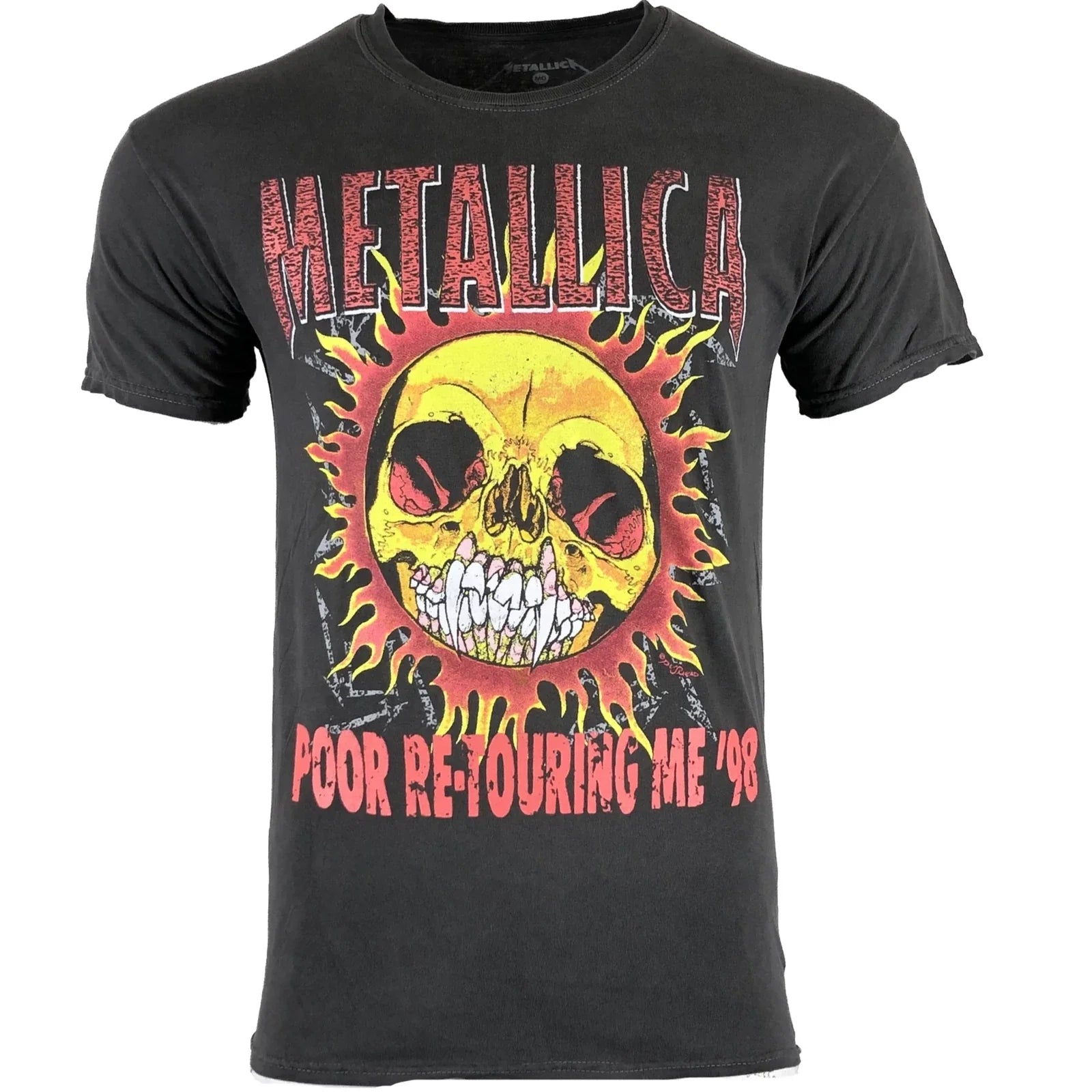 Metallica Men's Short Sleeve Crew Neck POOR RE- TOURING Reaper Rock Unisex T-shirt, Sweatshirt, Hoodie, Long Sleeve Tee - T-Shirt, Sweatshirt, Hoodie