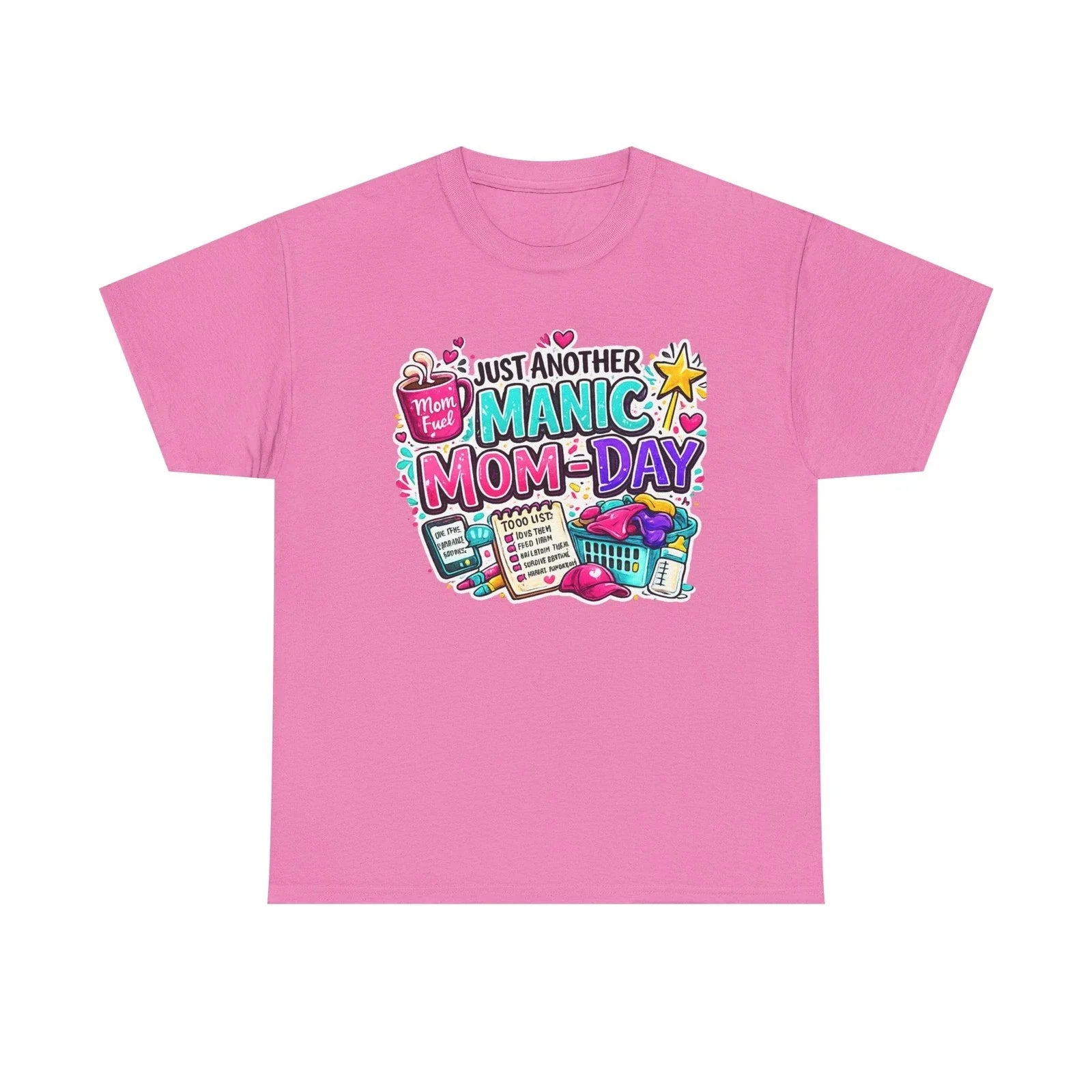 Funny Mom Shirt Just Another Manic Mom Day Graphic T Shirt Coffee Mom Tee Unisex T-shirt, Sweatshirt, Hoodie, Long Sleeve Tee - T-Shirt, Sweatshirt, Hoodie