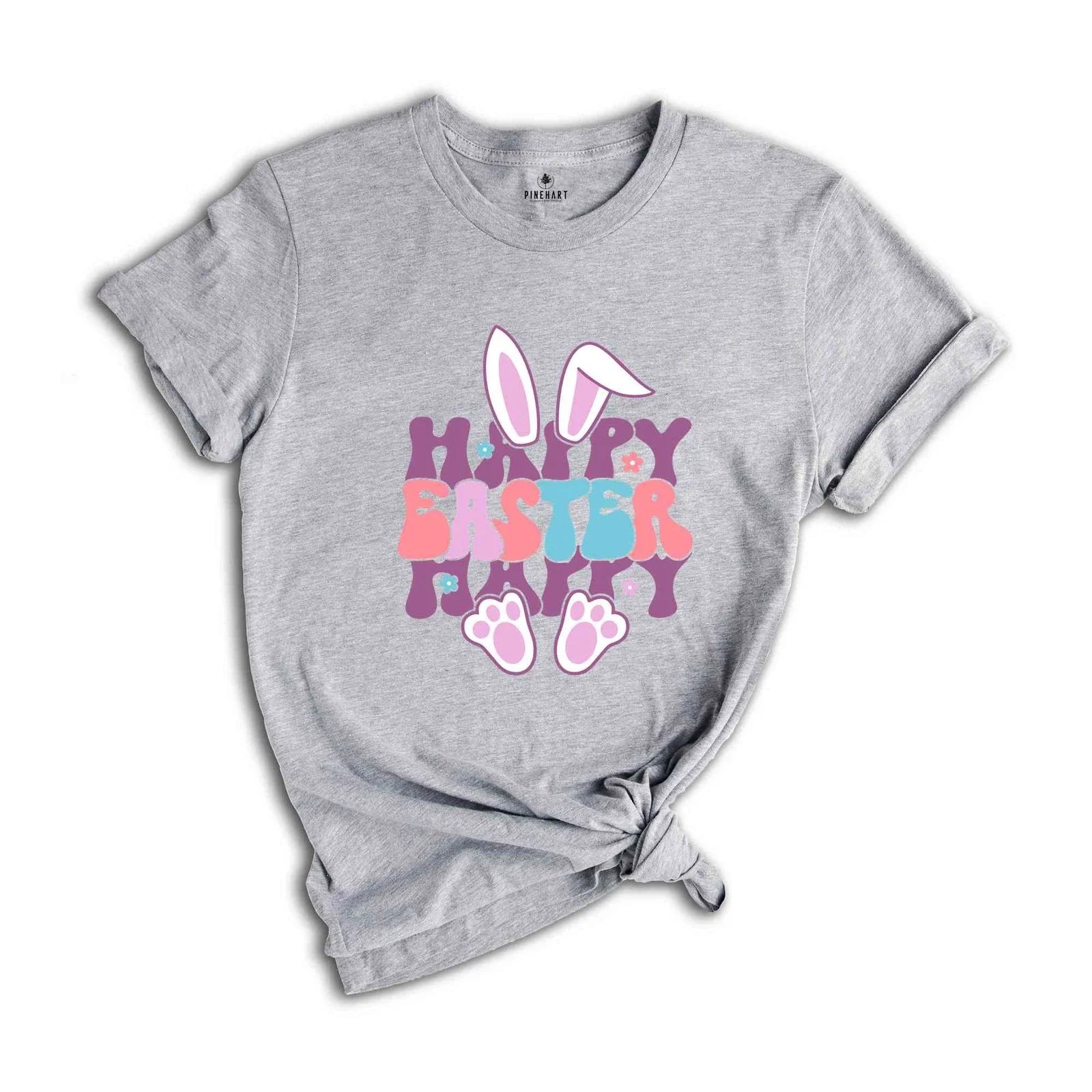 Happy Easter Shirt, Easter Shirt, Cute Easter Shirt, Easter Bunny Shirt, Happy E Unisex T-shirt, Sweatshirt, Hoodie, Long Sleeve Tee - T-Shirt, Sweatshirt, Hoodie
