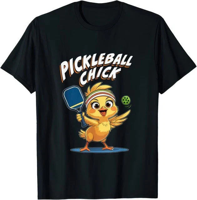 Pickleball Chick Funny Cute Player Graphic Women Girls T-Shirt Unisex T-shirt, Sweatshirt, Hoodie, Long Sleeve Tee - T-Shirt, Sweatshirt, Hoodie