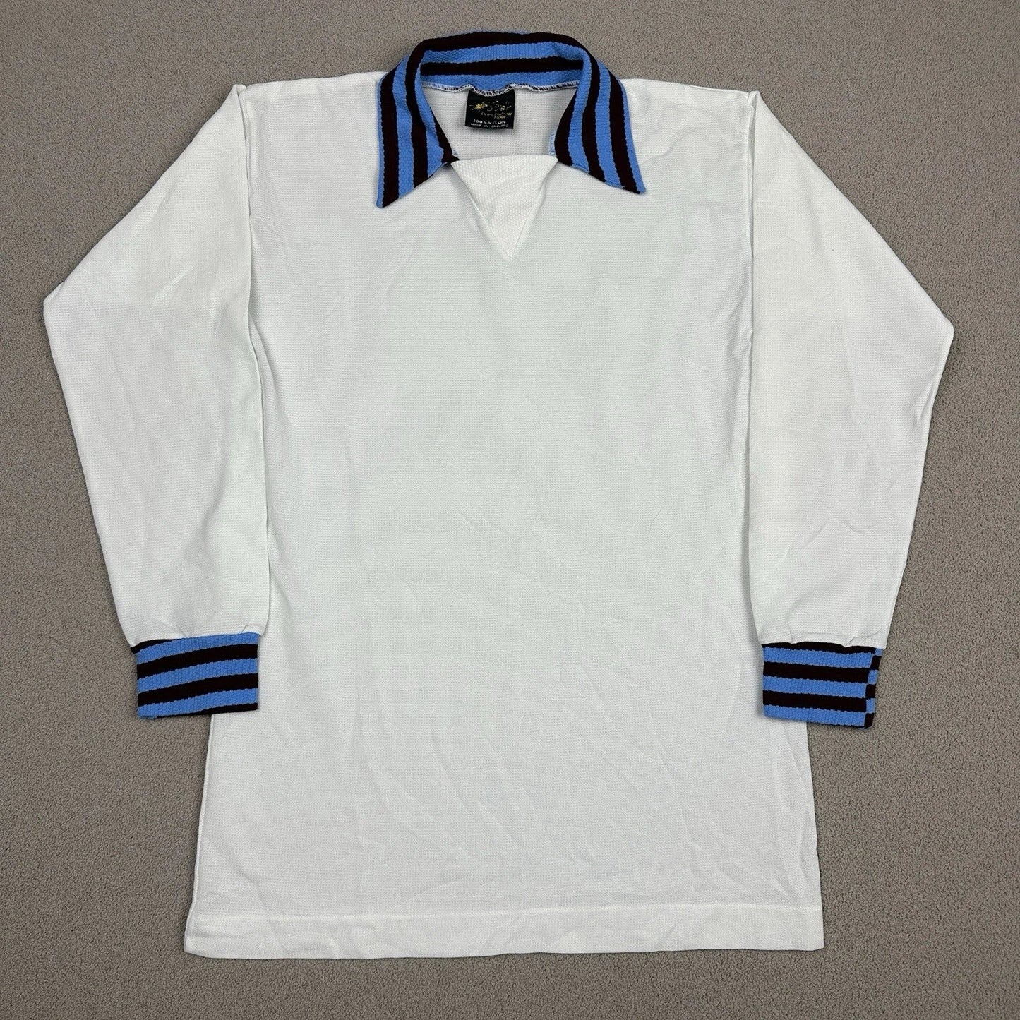 Vtg 80s Star Aston Villa Football Soccer Shirt Collar Jersey L/S White England M Unisex T-shirt, Sweatshirt, Hoodie, Long Sleeve Tee - T-Shirt, Sweatshirt, Hoodie