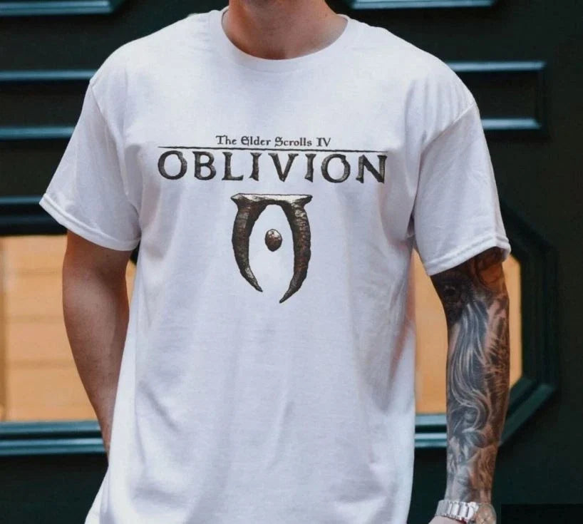 Oblivion T-shirt, Elder Scrolls 4 Shirt Unisex T-shirt, Sweatshirt, Hoodie, Long Sleeve Tee - T-Shirt, Sweatshirt, Hoodie