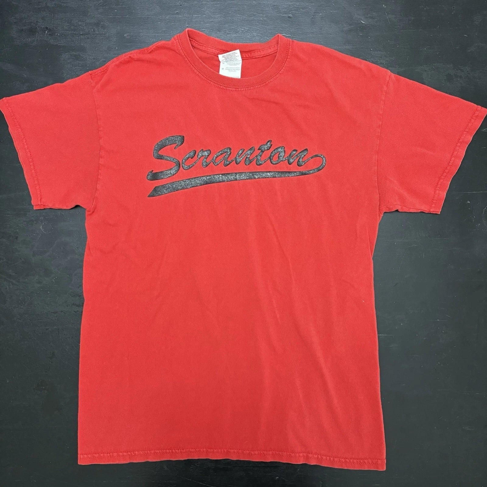 Vintage Dunder Mifflin Paper Co Scranton Company Picnic 09 The Office MEDIUM Red Unisex T-shirt, Sweatshirt, Hoodie, Long Sleeve Tee - T-Shirt, Sweatshirt, Hoodie