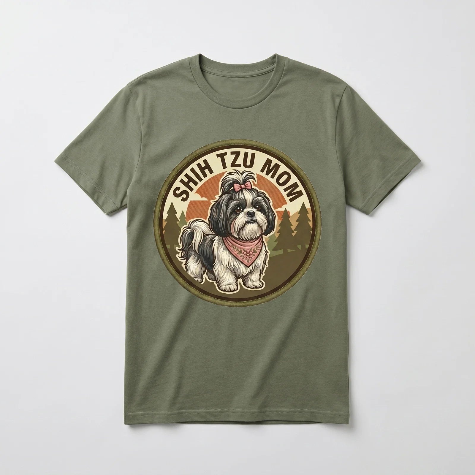 Shih Tzu Mom T-Shirt Shih Tzu Dog Gift Women Graphic Tee Mothers Day Cute Unisex T-shirt, Sweatshirt, Hoodie, Long Sleeve Tee - T-Shirt, Sweatshirt, Hoodie