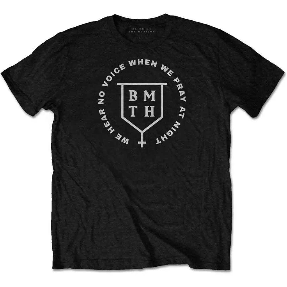 Bring Me The Horizon No Voice Black Band T-Shirt New & Official Metal Merch Unisex T-shirt, Sweatshirt, Hoodie, Long Sleeve Tee - T-Shirt, Sweatshirt, Hoodie