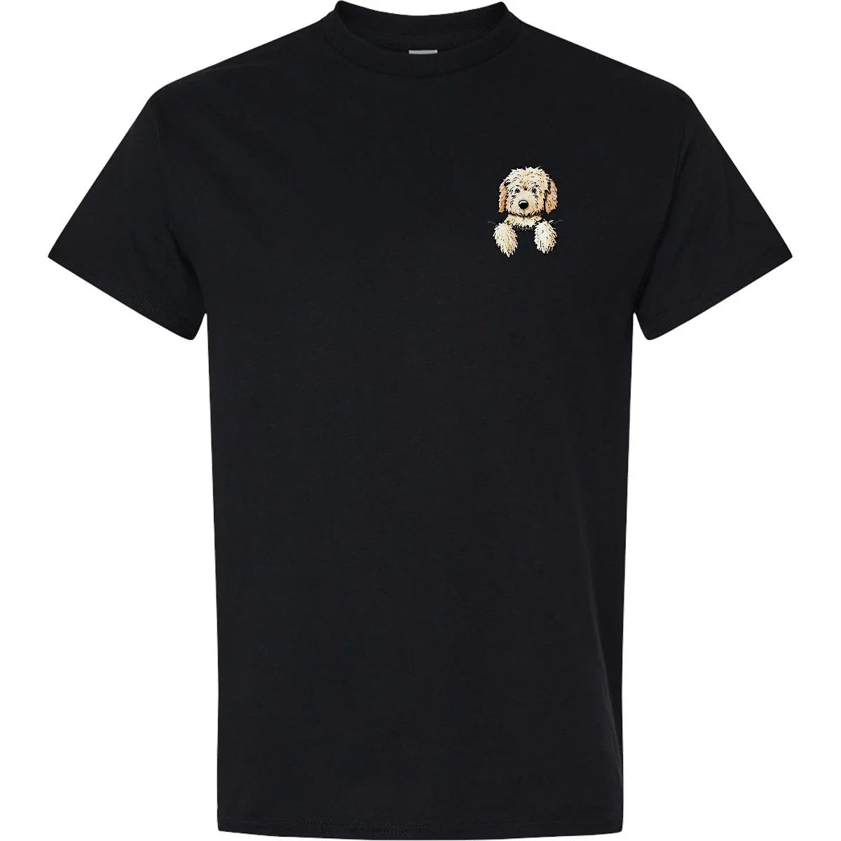 Inktastic Pocket Goldendoodle T-Shirt - KiniArt Doodle Dog Labradoodle Pet Art Unisex T-shirt, Sweatshirt, Hoodie, Long Sleeve Tee - T-Shirt, Sweatshirt, Hoodie