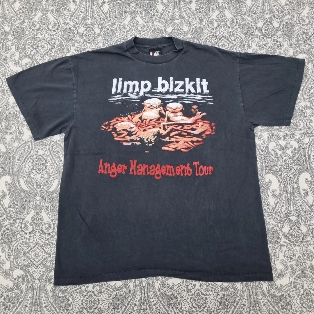 Vintage Limp Bizkit T Shirt Anger Management Tour Size XL Papa Roach Eminem Unisex T-shirt, Sweatshirt, Hoodie, Long Sleeve Tee - T-Shirt, Sweatshirt, Hoodie