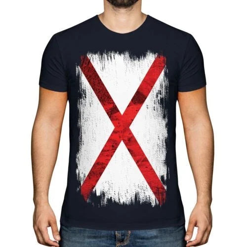 ALABAMA STATE GRUNGE FLAG MENS T-SHIRT TEE TOP ALABAMIAN ALABAMAN GIFT SHIRT Unisex T-shirt, Sweatshirt, Hoodie, Long Sleeve Tee - T-Shirt, Sweatshirt, Hoodie