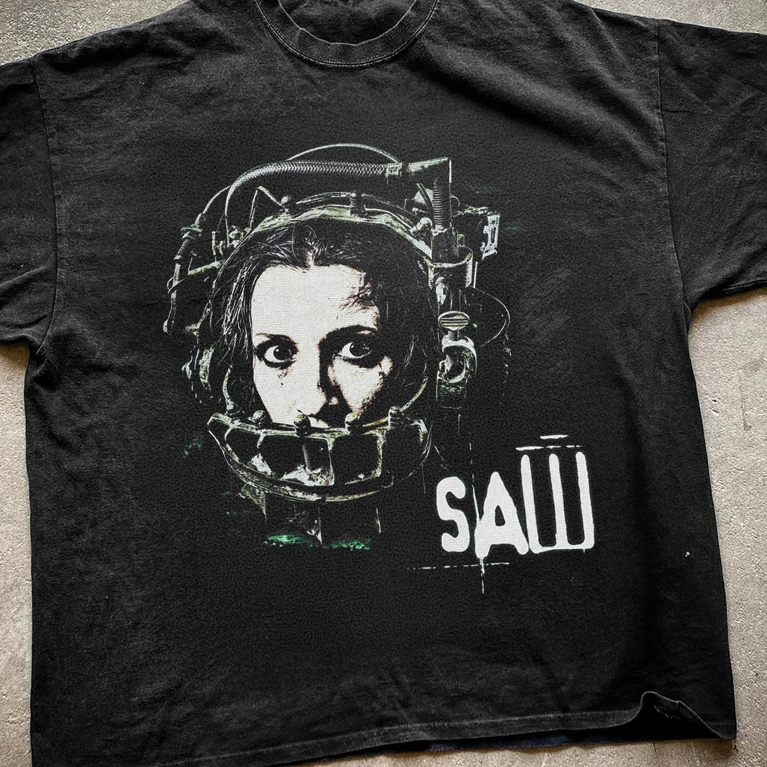2004 Saw Reverse Beartrap Vintage Horror Movie T Shirt S-5XL Unisex T-shirt, Sweatshirt, Hoodie, Long Sleeve Tee - T-Shirt, Sweatshirt, Hoodie