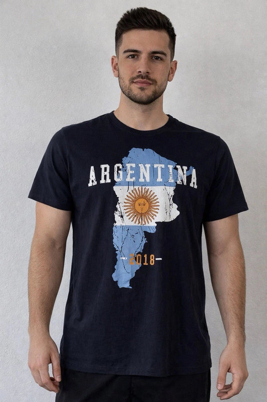 Argentina Map world Soccer 2018  Distressed , Mens SZ Large T-Shirt collectable Unisex T-shirt, Sweatshirt, Hoodie, Long Sleeve Tee - T-Shirt, Sweatshirt, Hoodie