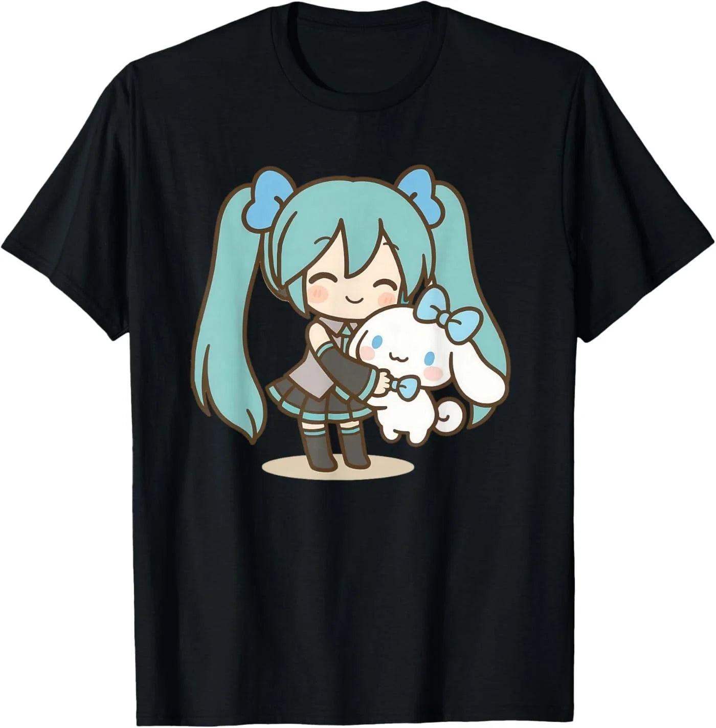 Cute Anime Manga Girl Miku Singer Singing Music Lover Kawaii T-Shirt Unisex T-shirt, Sweatshirt, Hoodie, Long Sleeve Tee - T-Shirt, Sweatshirt, Hoodie