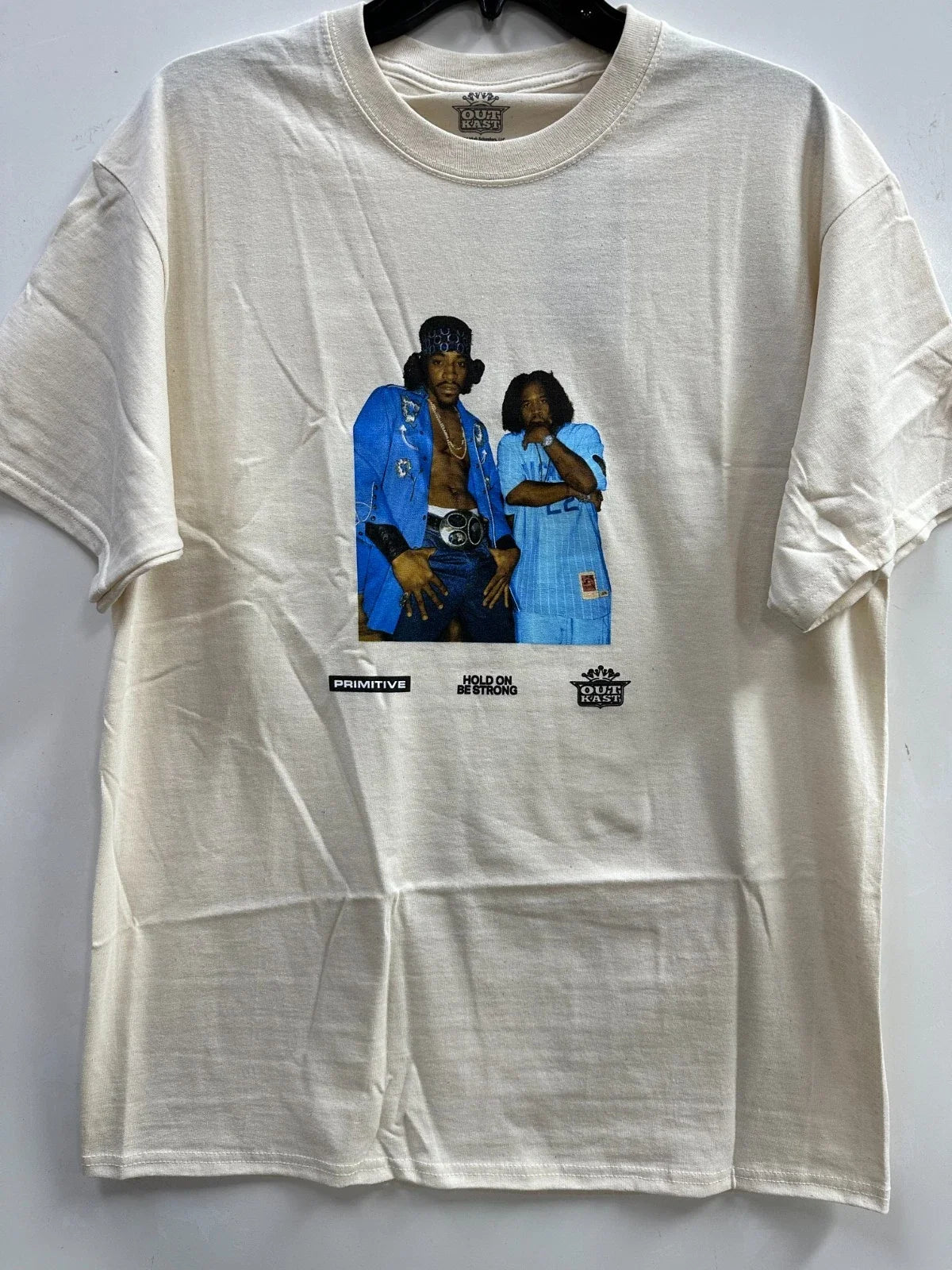 Primitive Men's T-Shirt "Hold On Tee" Cream Unisex T-shirt, Sweatshirt, Hoodie, Long Sleeve Tee - T-Shirt, Sweatshirt, Hoodie