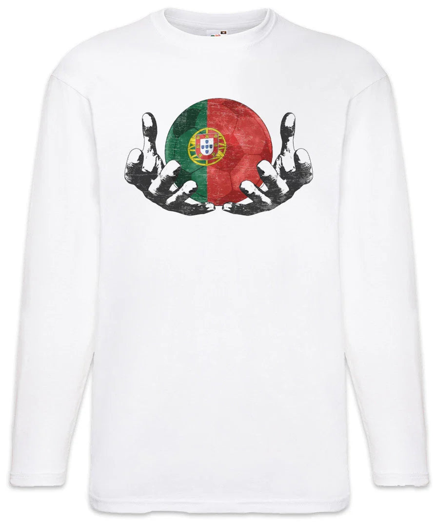 Portugal Football Magic Ball Men Long Sleeve T-Shirt portoguese Soccer Flag Unisex T-shirt, Sweatshirt, Hoodie, Long Sleeve Tee - T-Shirt, Sweatshirt, Hoodie