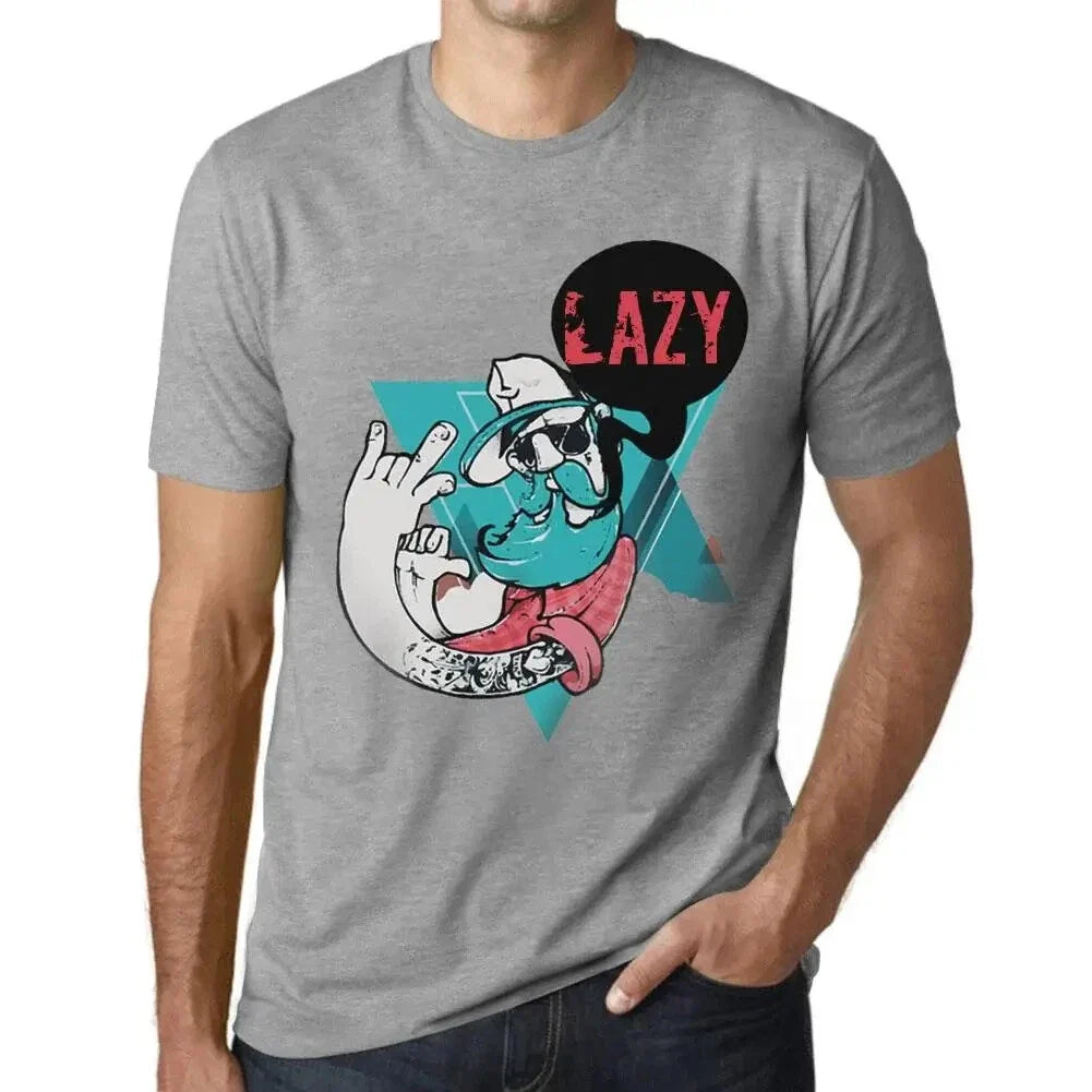 Men's Graphic T-Shirt Funky Grampa Lazy Eco-Friendly Limited Edition Unisex T-shirt, Sweatshirt, Hoodie, Long Sleeve Tee - T-Shirt, Sweatshirt, Hoodie