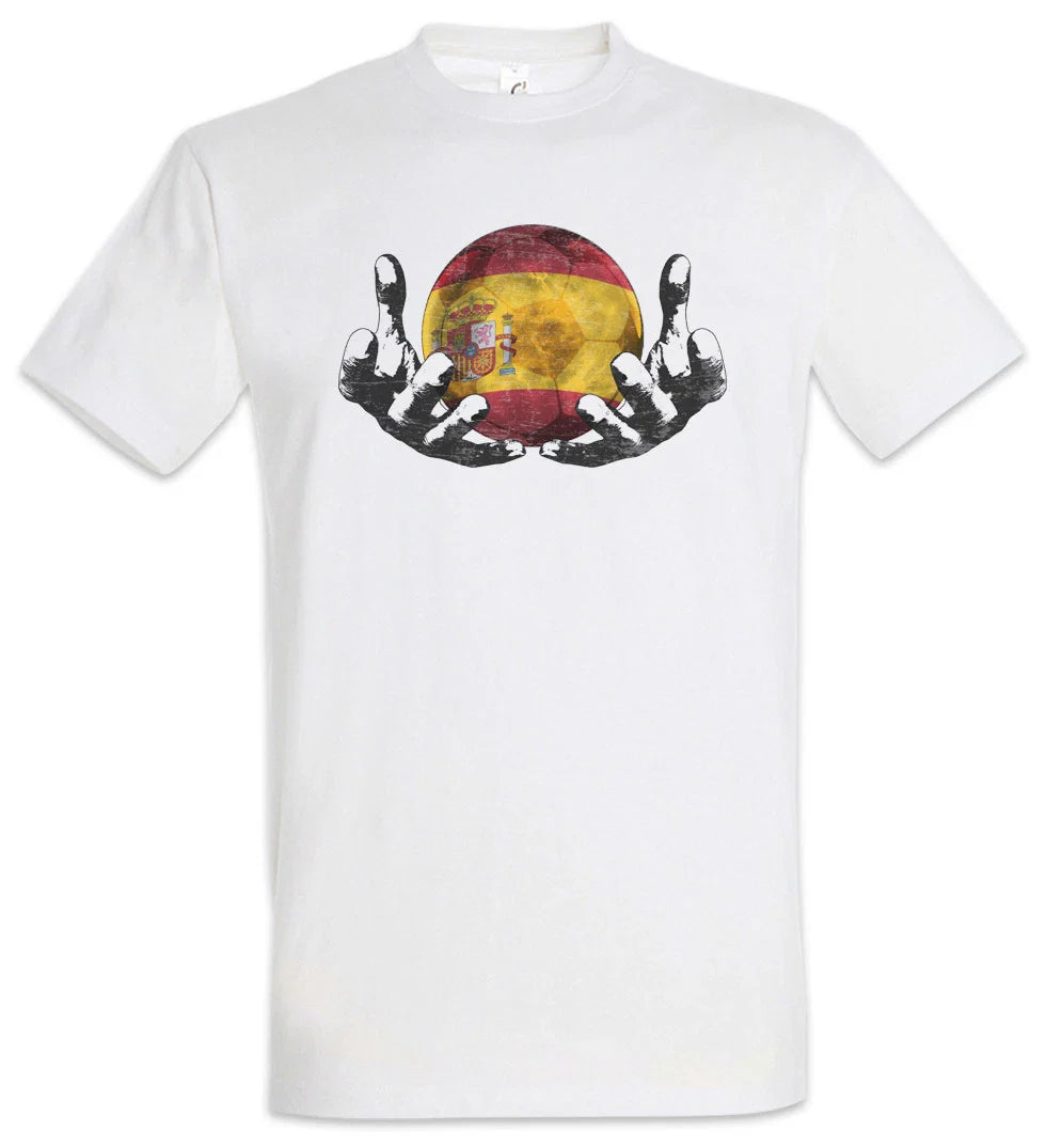 Spain Football Magic Ball T-Shirt spanish Soccer Flag Banner World Championship Unisex T-shirt, Sweatshirt, Hoodie, Long Sleeve Tee - T-Shirt, Sweatshirt, Hoodie