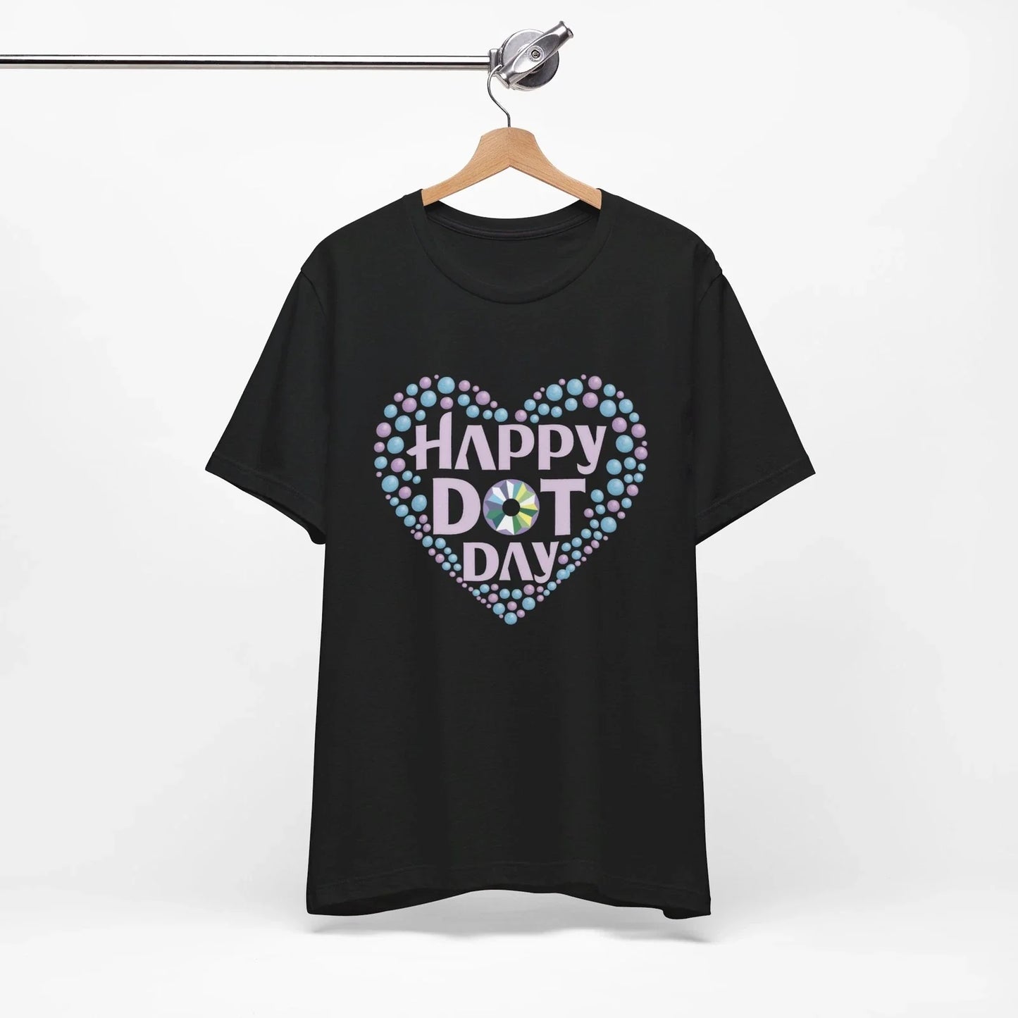 Happy International Dot Day Celebrate Creativity with Colorful Dots Unisex Tee Unisex T-shirt, Sweatshirt, Hoodie, Long Sleeve Tee - T-Shirt, Sweatshirt, Hoodie