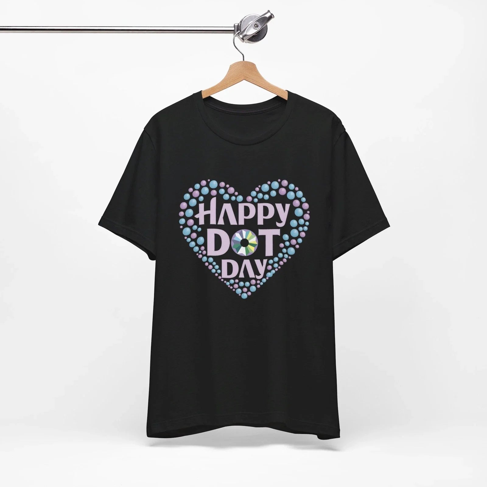 Happy International Dot Day Celebrate Creativity with Colorful Dots Unisex Tee Unisex T-shirt, Sweatshirt, Hoodie, Long Sleeve Tee - T-Shirt, Sweatshirt, Hoodie