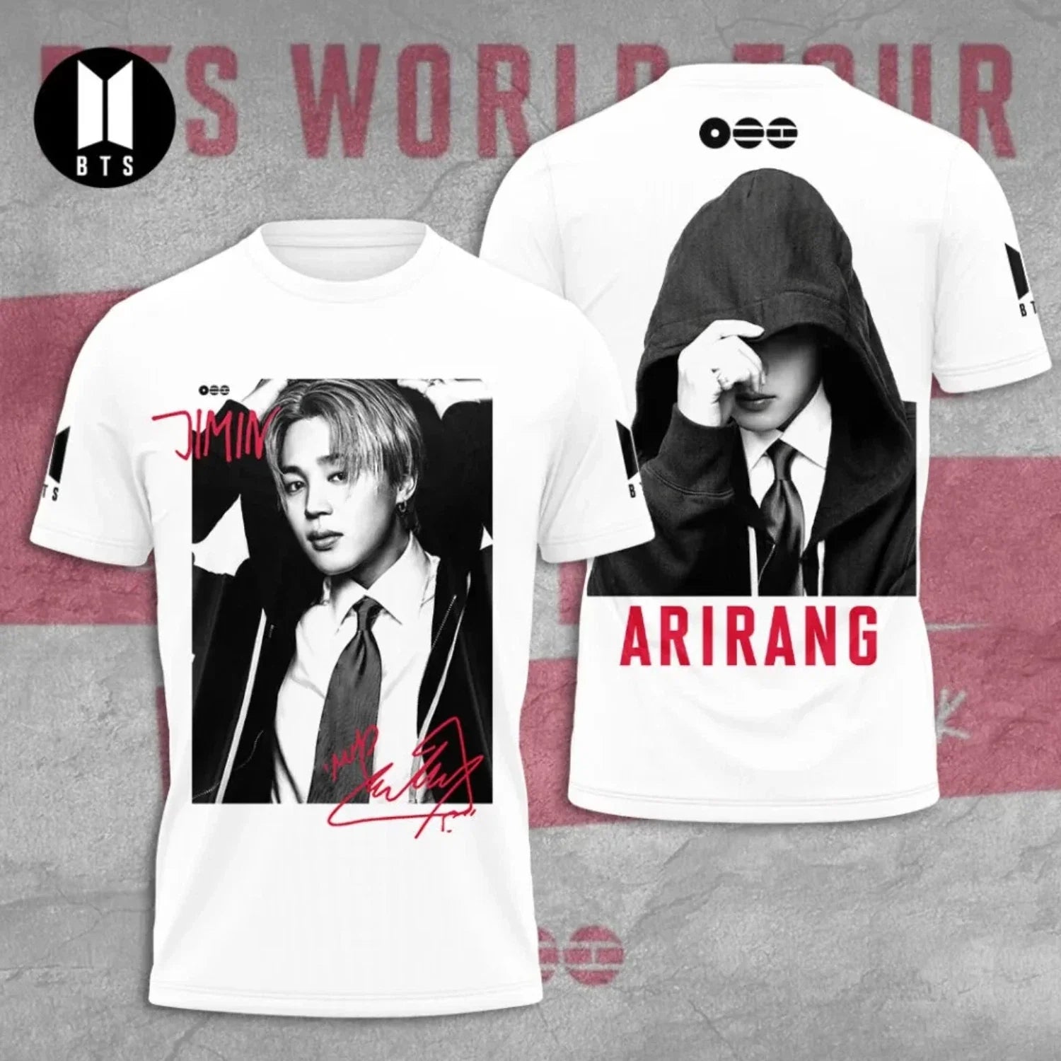 BTS World Tour 2026 ARIRANG x JIMIN AOP T-Shirt All Size Unisex T-shirt, Sweatshirt, Hoodie, Long Sleeve Tee - T-Shirt, Sweatshirt, Hoodie